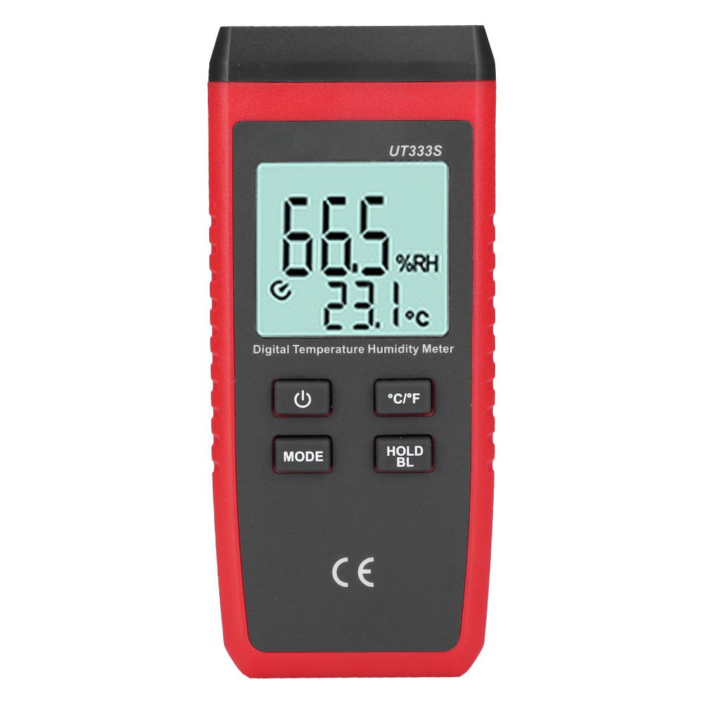 Digitales Thermometer Ut333s Mit Hygrometer, Lcd-anzeige, Temperatur- Und Feuchtigkeitsmessung