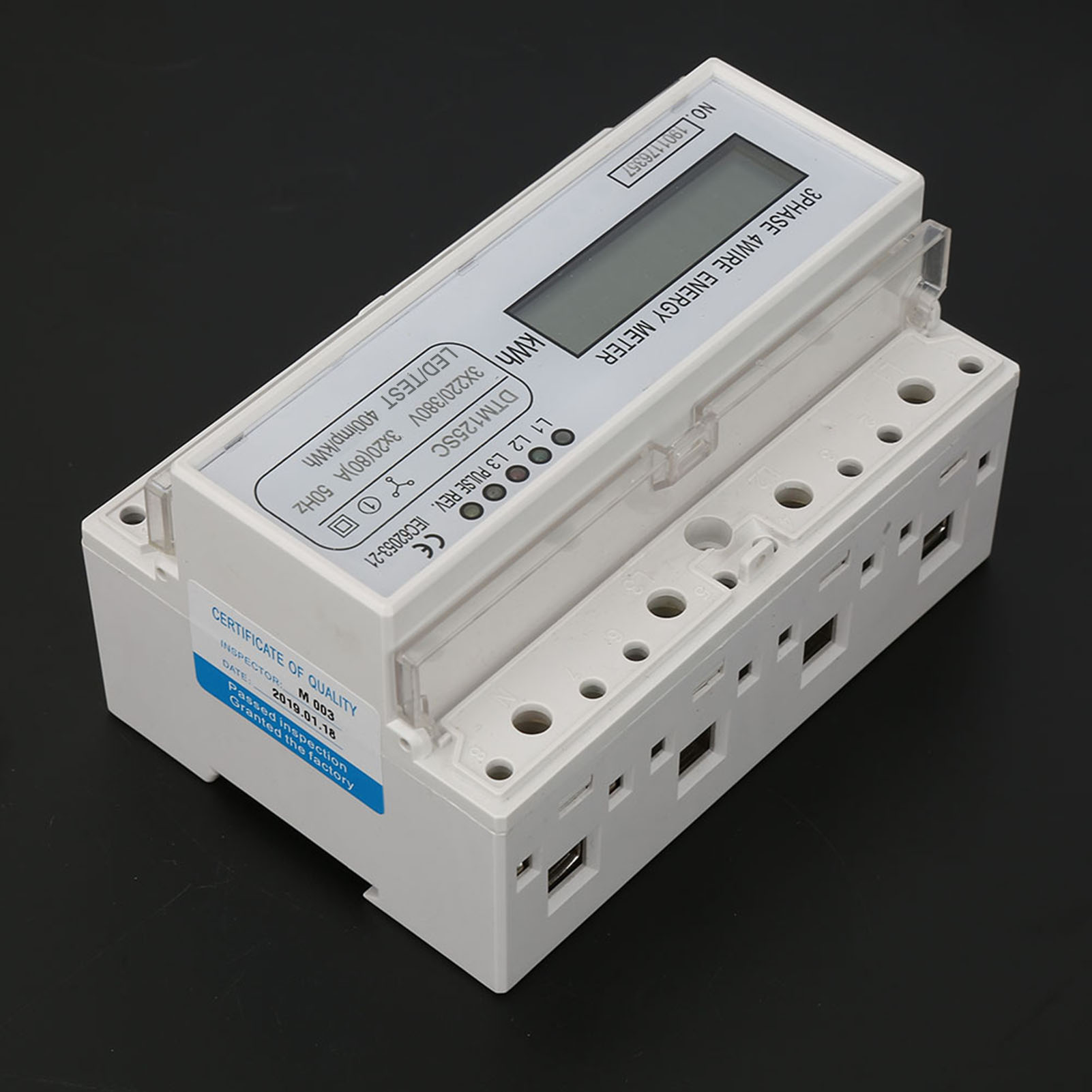 Dreiphasen-digitalstromzähler 220/380 V 20-80 A, Kwh-energieverbrauchsmessung Mit Lcd-display