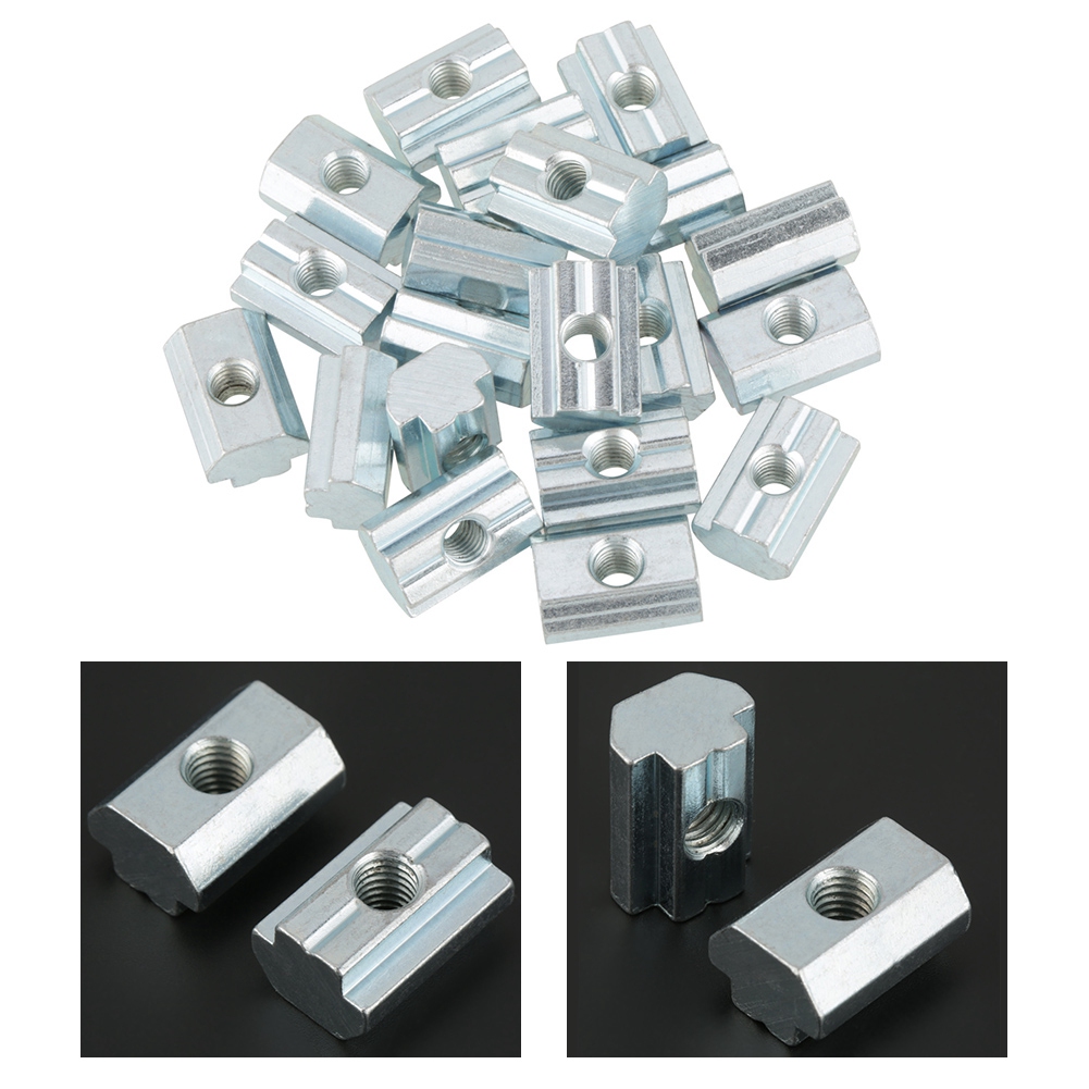 Gleitmutter Aus Verzinktem Kohlenstoffstahl Für Aluminiumprofil, T-nut, M6-zubehör