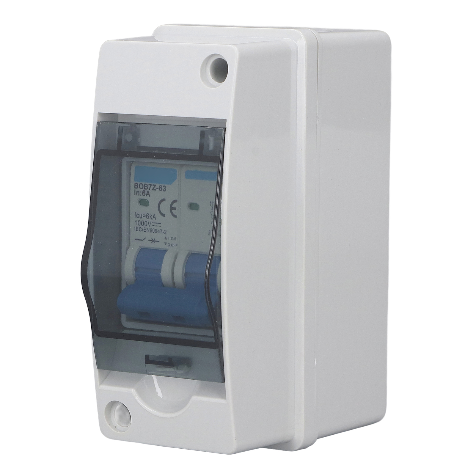 6a 1000v Dc Miniatur-leistungsschalter Mit Wasserdichtem Verteilerkasten Ip65 Für Photovoltaik-solarmodule