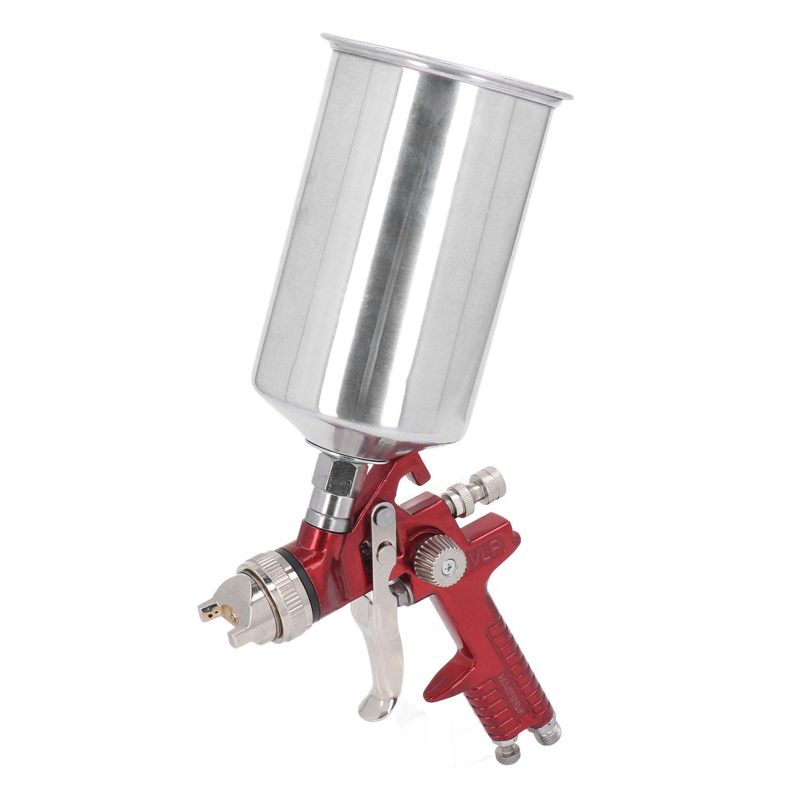 Druckluft-spritzpistole, Feine Zerstäubung, Leichte Aluminiumlegierung, Einstellbare Modi, Einstellbarer Druck, 600 Ml Aerosolfarbe