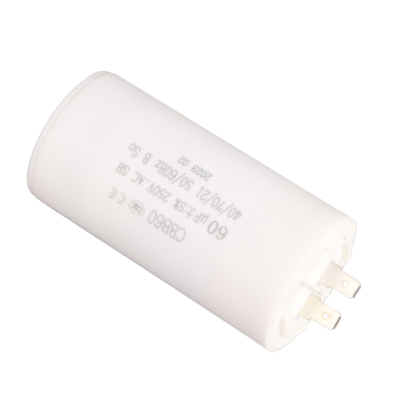 Zylindrischer Permanentkondensator Cbb60 60µf Ac 250v 50/60hz Für Pumpenmotor