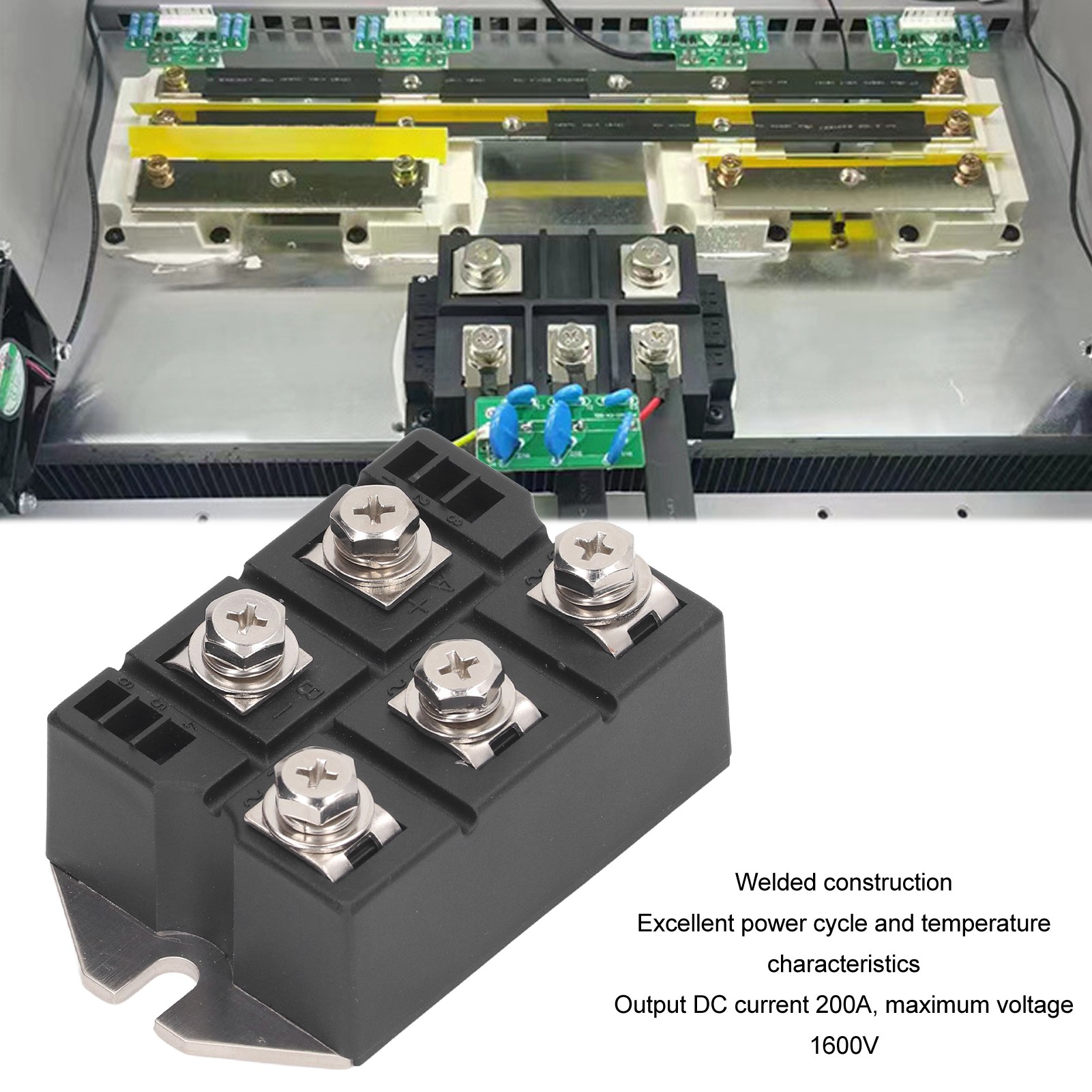 200-a-1600-v-brückengleichrichtermodul, Dreiphasige Kupfer-kühldiode