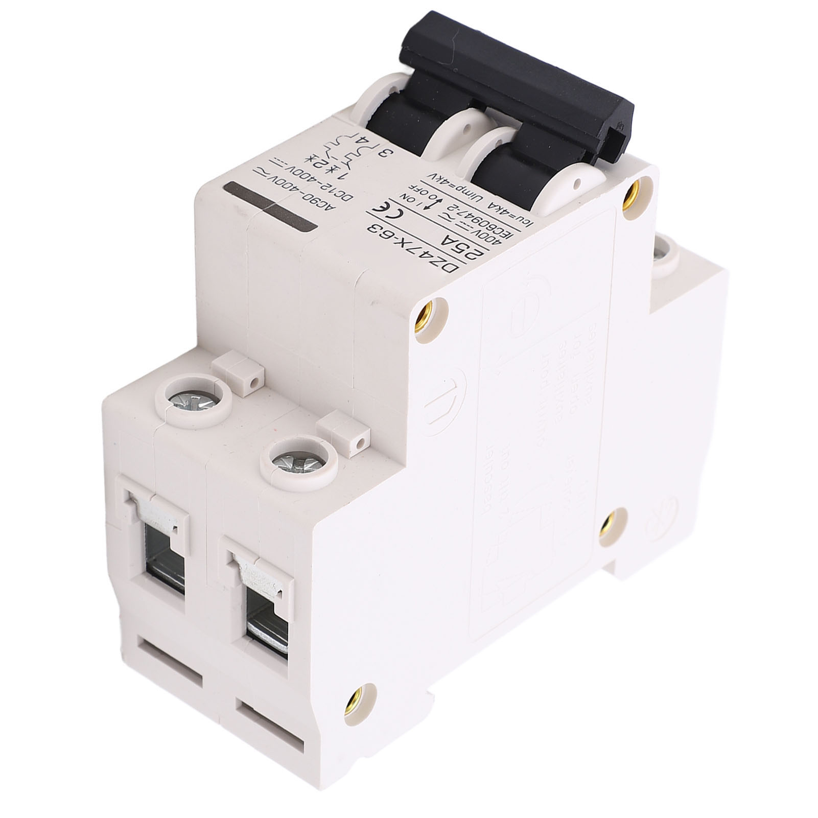 Miniatur-ac/dc-2p-25a-400v-din-schienen-leistungsschalter Für Photovoltaik-solaranlagen Dz47x 63