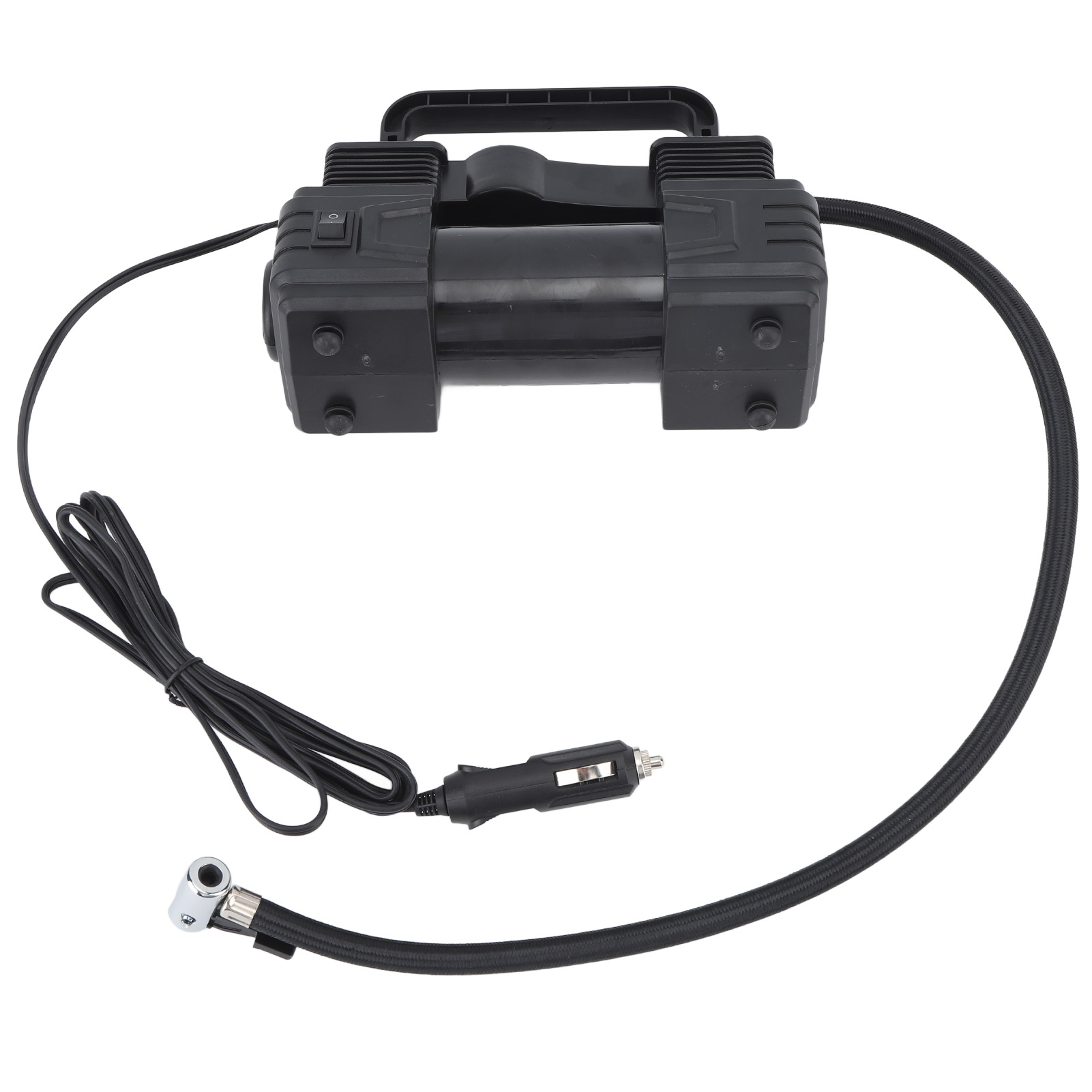 Hochleistungs-zweizylinder-luftkompressor Für Reifen Mit Led-leuchte, 12 V 120 Psi-aufpumpgerät Für Lkw