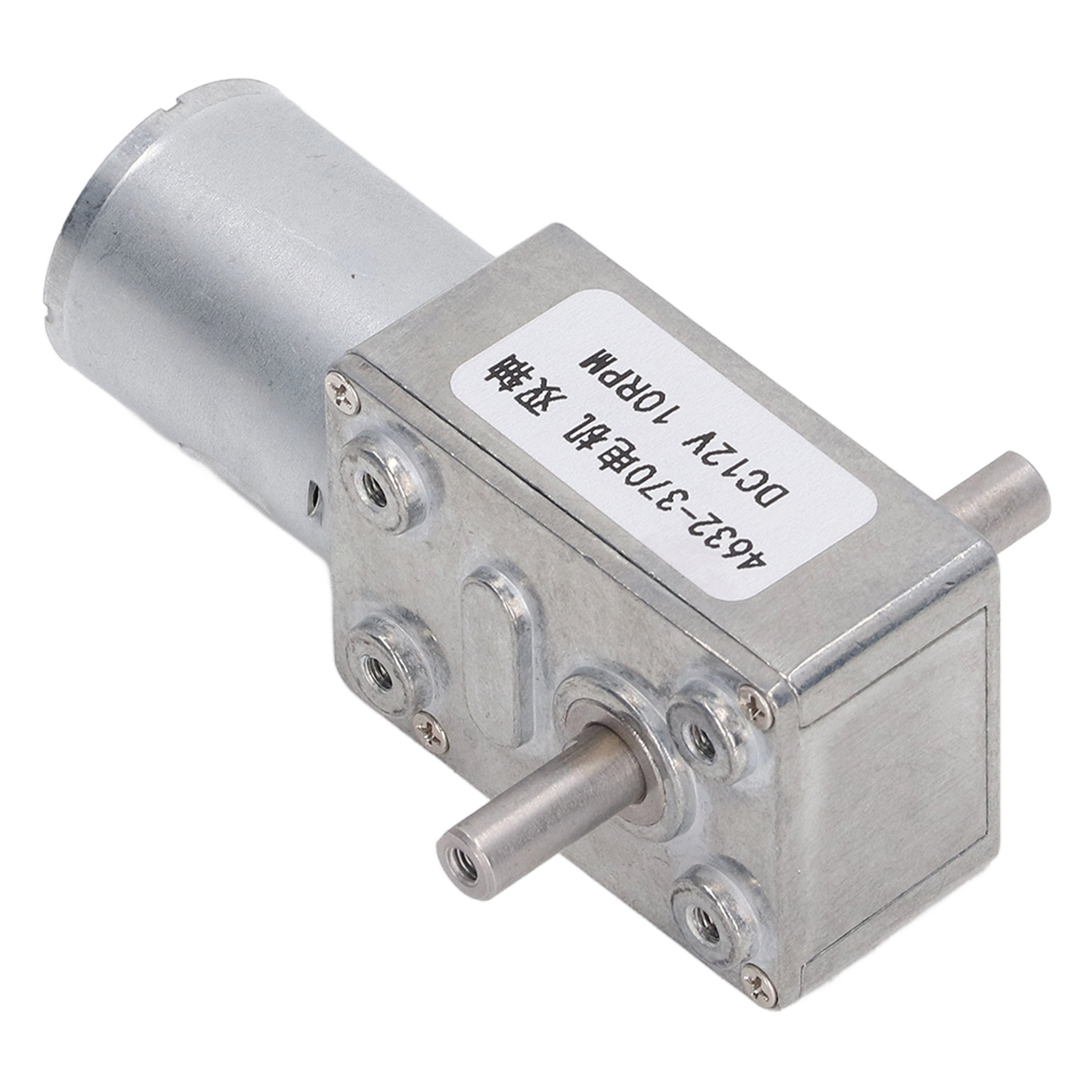 Turbo-schneckengetriebemotor Mit 2 Achsen, Hohem Drehmoment, 12 V Dc, 10 U/min, Mikrogetriebe Für Elektrowerkzeuge