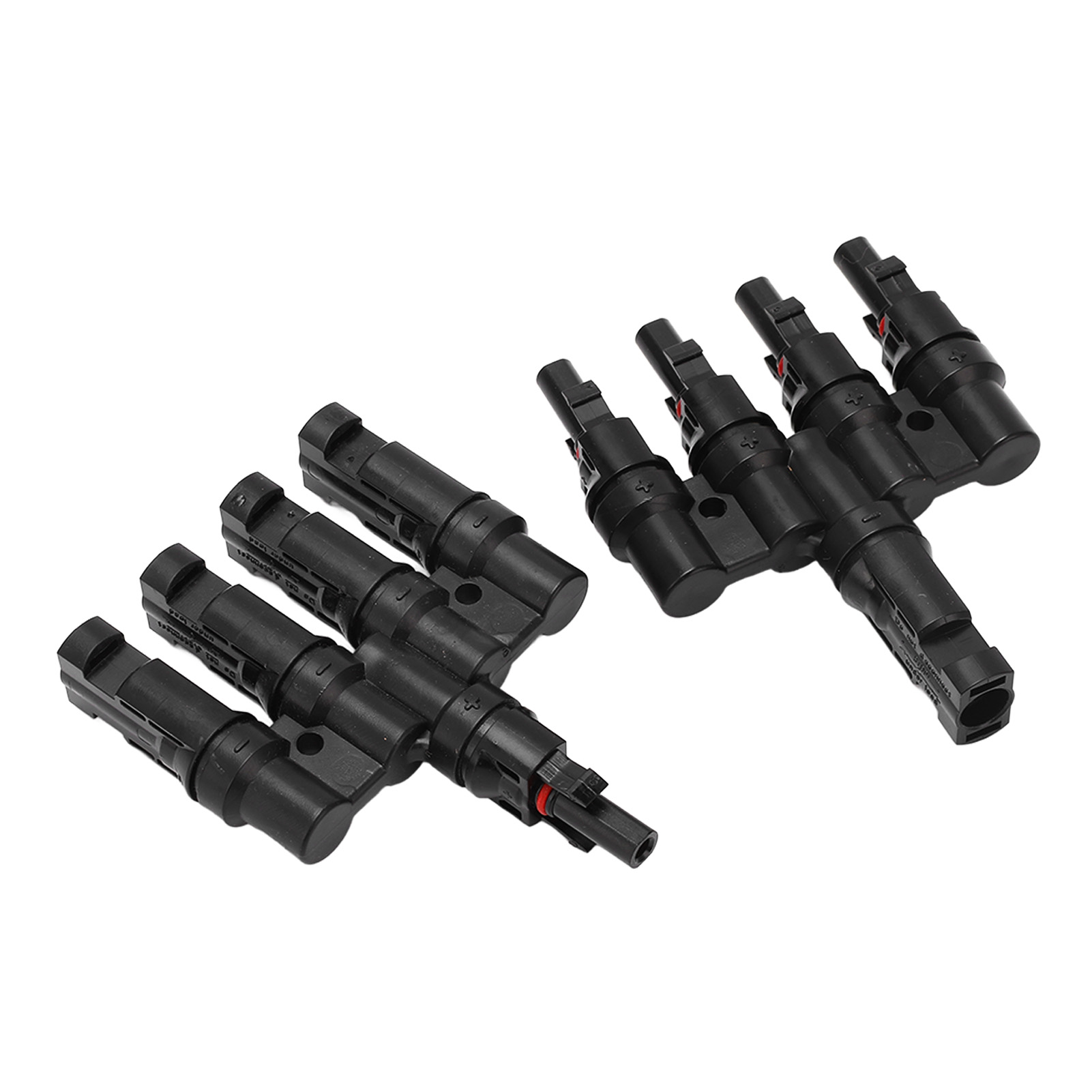 1-zu-4 T-förmiger Solarstecker, 2er-pack, Wetterfest Und Hochtemperaturbeständig, 1500 V Dc 50 A