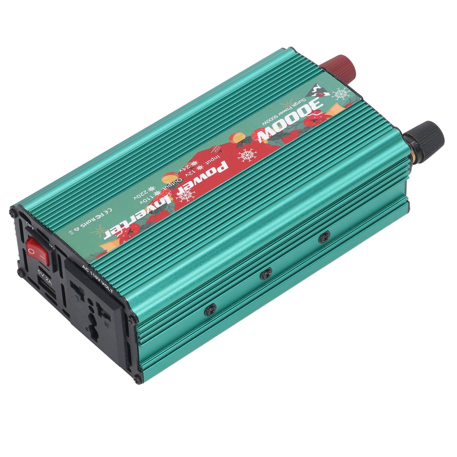 3000-w-sinus-wechselrichter, Aluminium, 12 V Dc Auf 110 V Ac, 60 Hz, Geräuscharm, Multifunktions-ladegerät, Umweltfreundlich