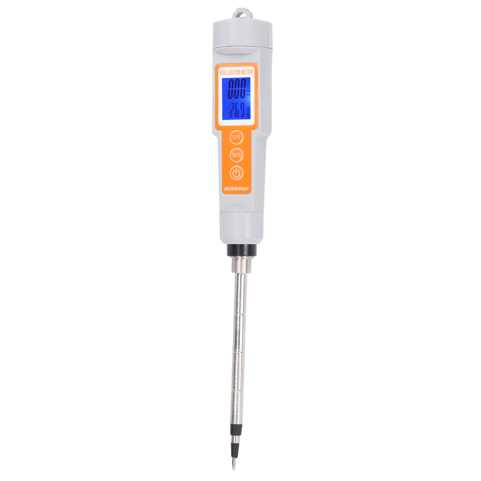 Ec/tds-bodenmessgerät Mit Temperatursensor Und Led-anzeige Für Gartenbau Und Pflanzung