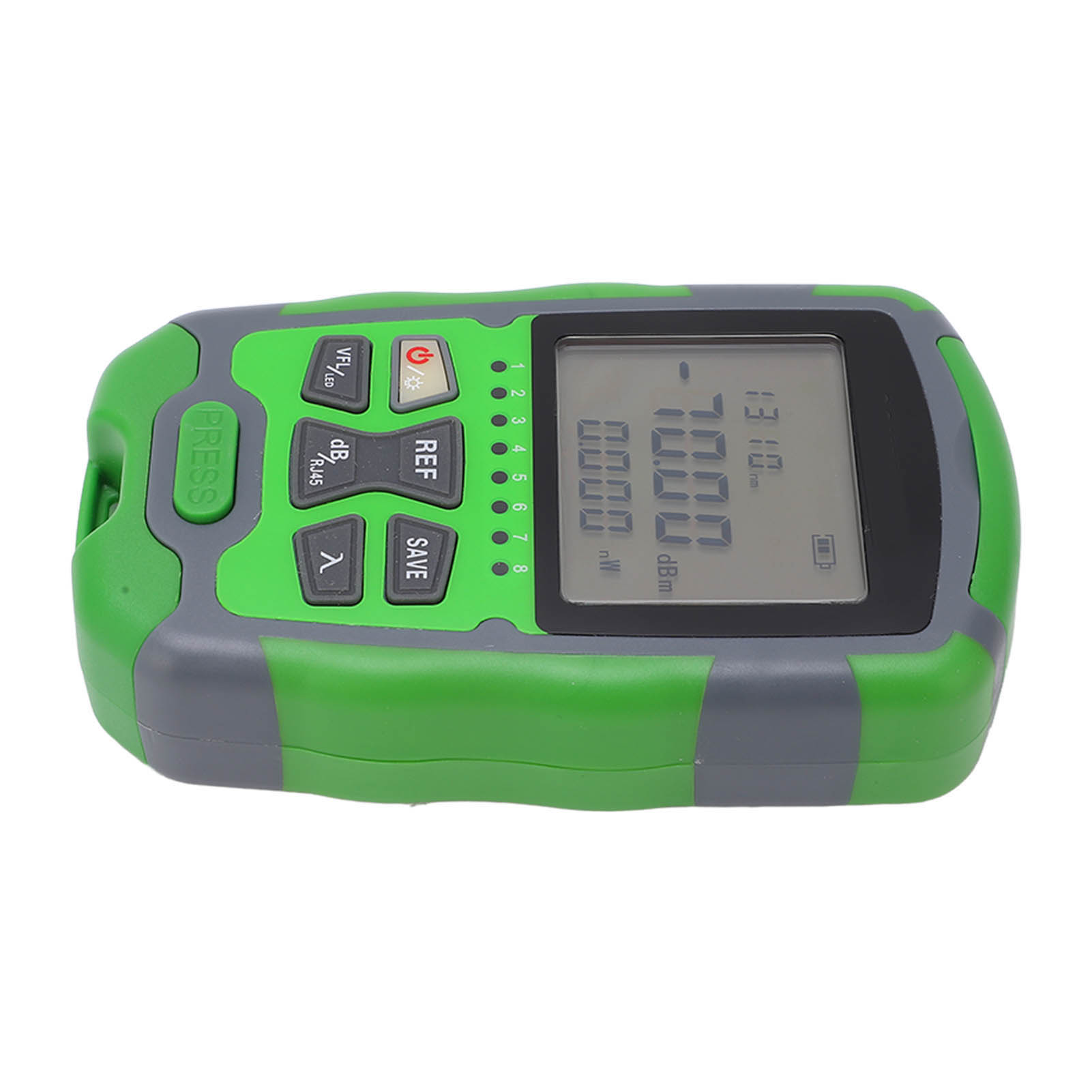 Optisches Kabeltestgerät, Glasfaser-leistungsmesser -70 Bis +10 Dbm, Digitalanzeige, Wiederaufladbar, 30 Mw