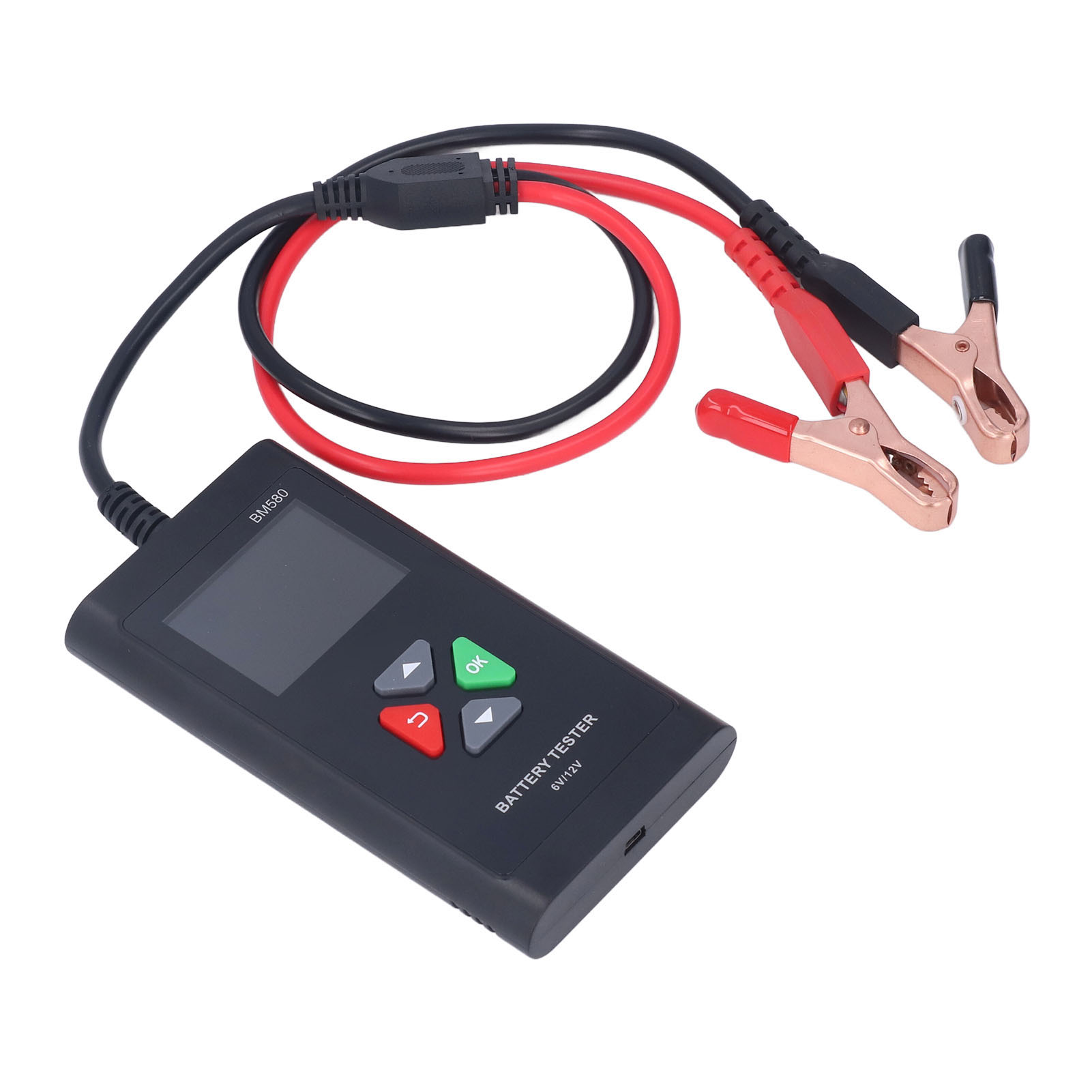 Tragbarer 6v/12v-batterietester, Industrieller Kfz-batterieanalysator Mit 2,4-zoll-tft-farbbildschirm