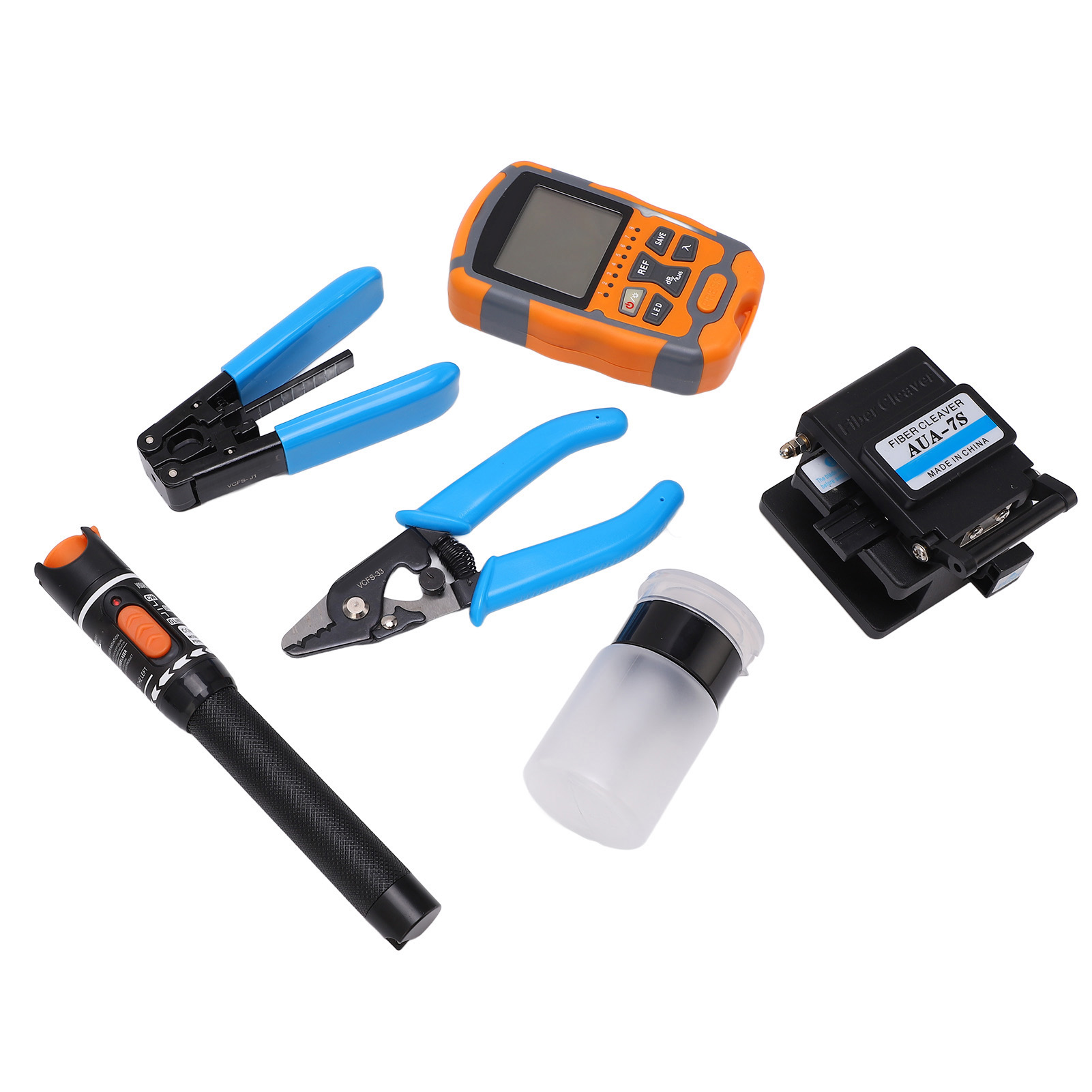 Glasfaser-kaltspleißset, Mini-multifunktionsset, Abs Und Aluminiumlegierung, Ftth-werkzeug Für Profis