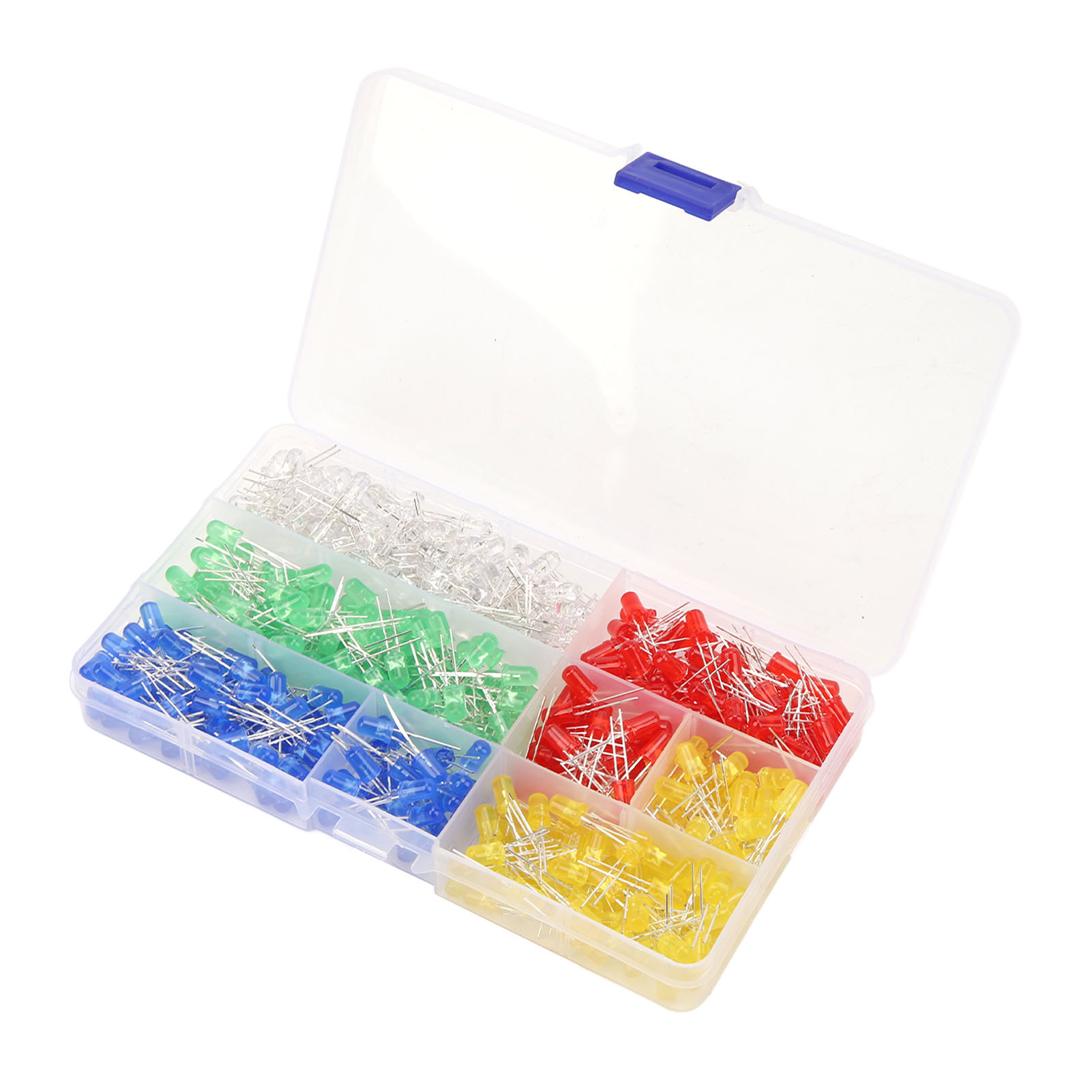 Packung Mit 500 Mehrfarbigen 5-mm-led-leuchtdioden, Elektronischen Bauteilen Für Diy-projekte Und Kontrollleuchten