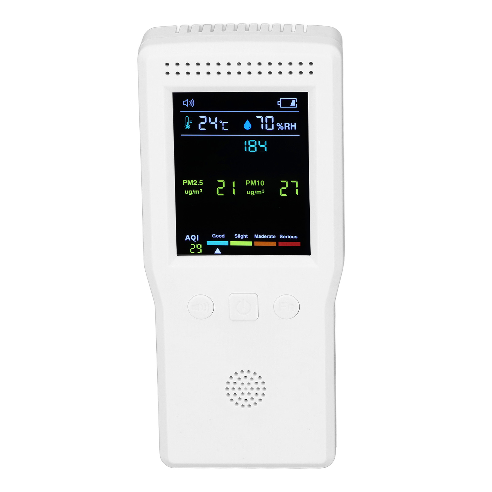 9-in-1 Luftqualitätsdetektor: Messbereiche Pm2,5, Pm10, Hcho, Tvoc, Co2, Luftfeuchtigkeit Und Temperatur (multifunktion, 5 V)