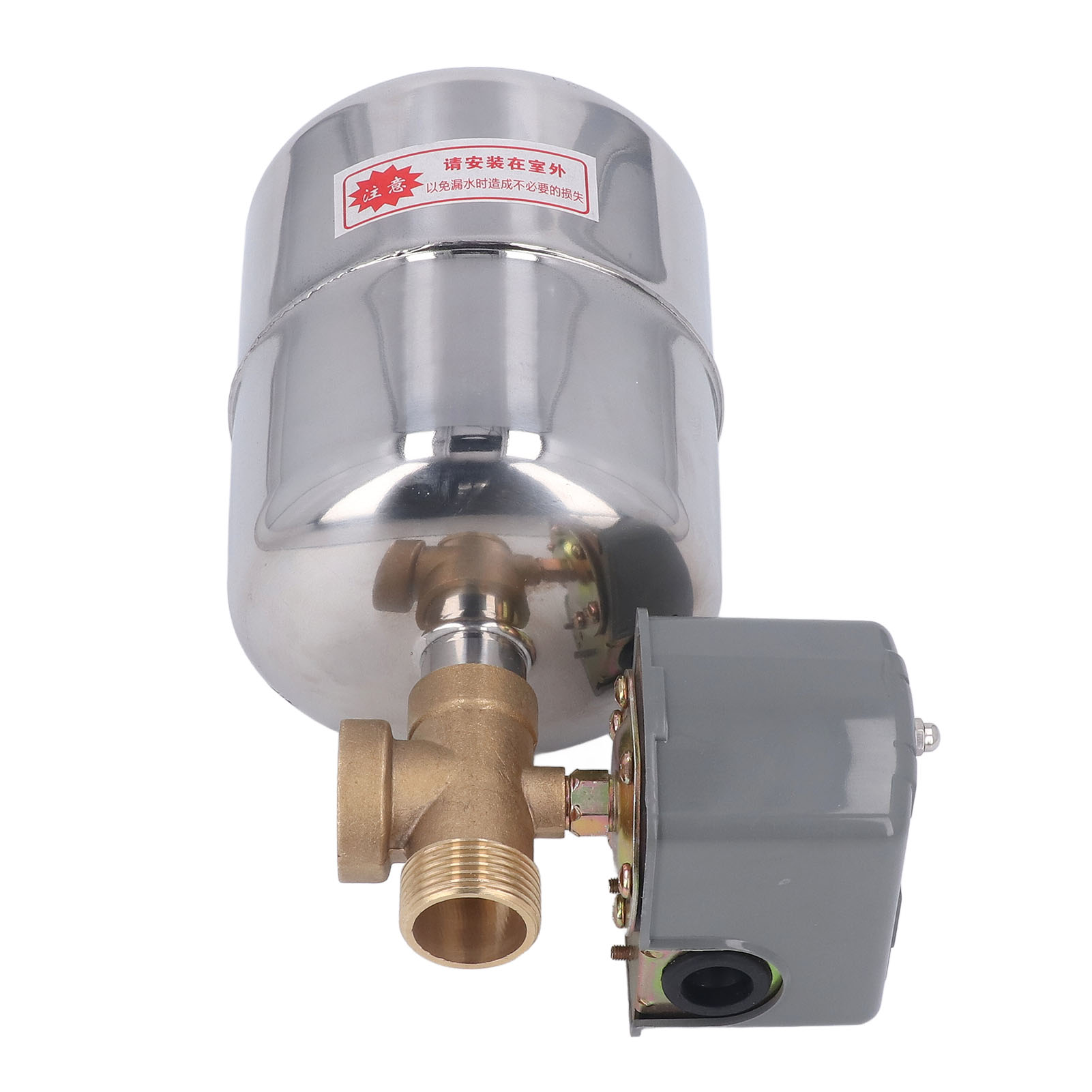 Wasserpumpen-druckschalter-controller, Edelstahltank, Kupfer-rückschlagventil-set, 110 V–230 V
