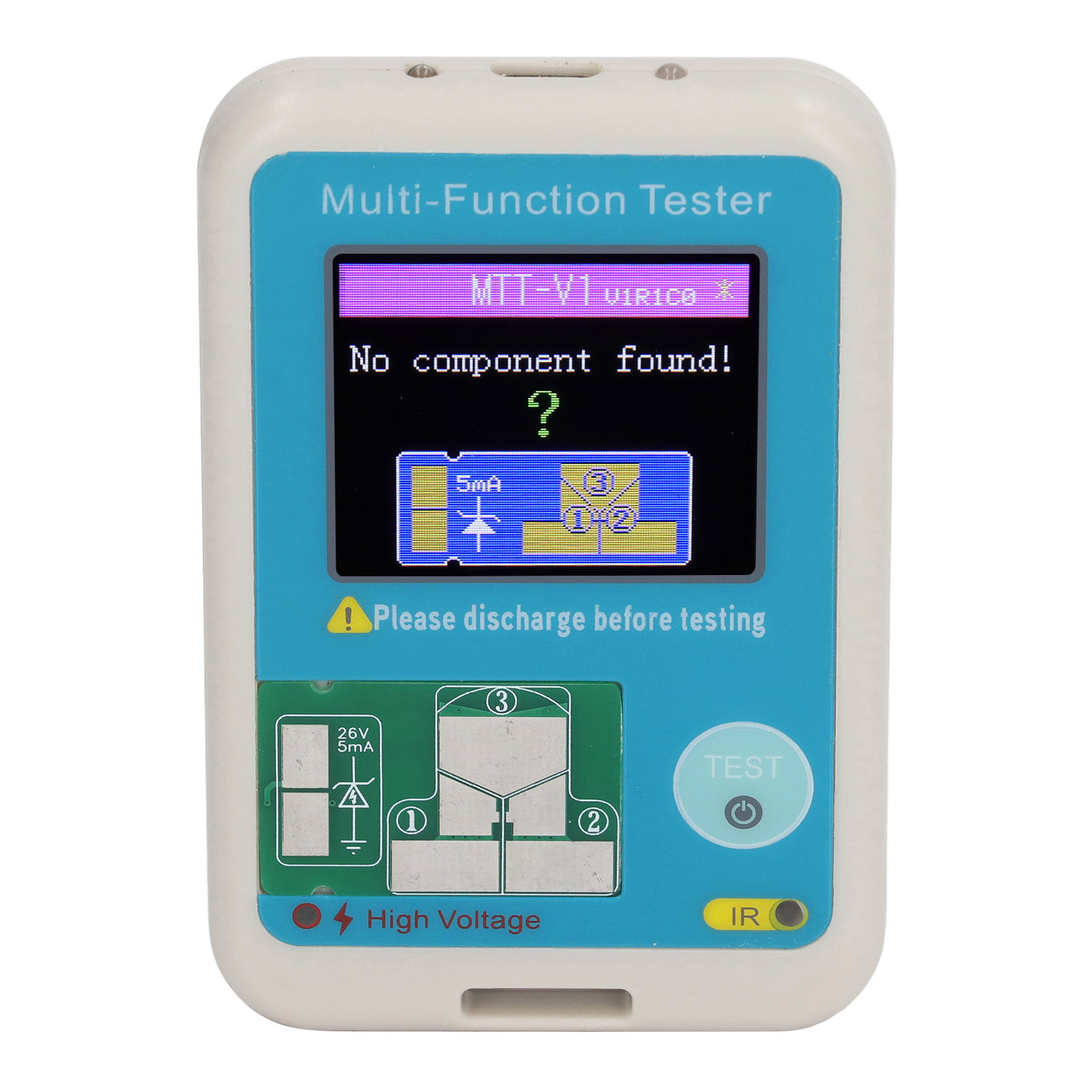 Multifunktions-transistortester Mit Grafischem Tft-display, Lcr- Und Diodenmessung