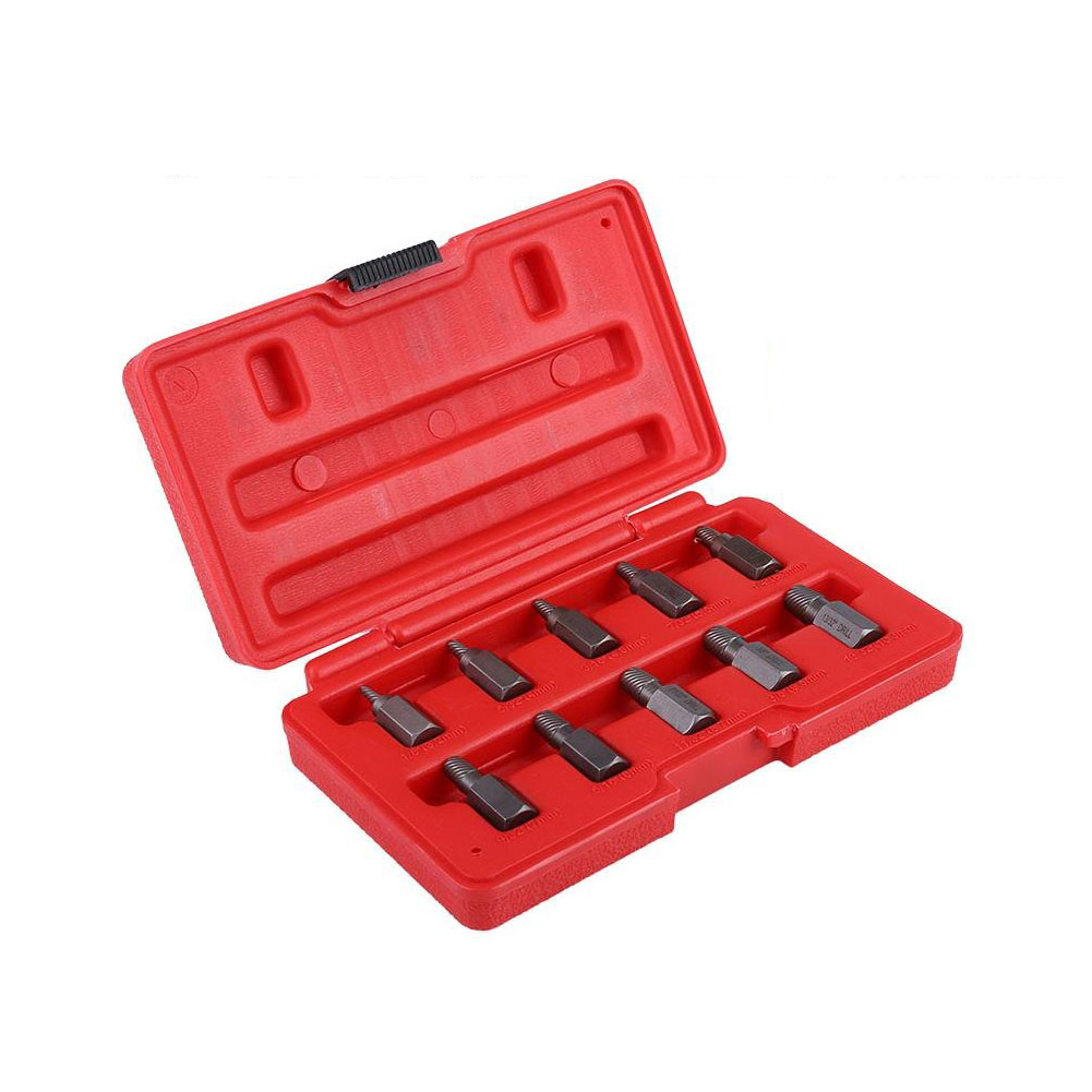 Packung Mit 10 Schraubenausdrehern 3,2-10,3 Mm Für Beschädigte, Verrostete Schrauben Und Bolzen