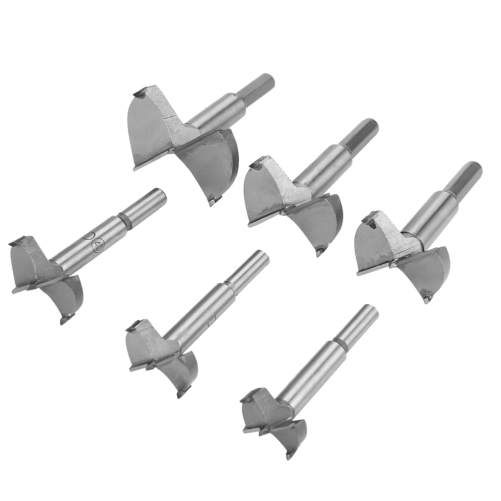 6er-set Flachbohrer 30-60 Mm Aus Hochfestem Stahl Für Holzbearbeitung, Holzbohrwerkzeug