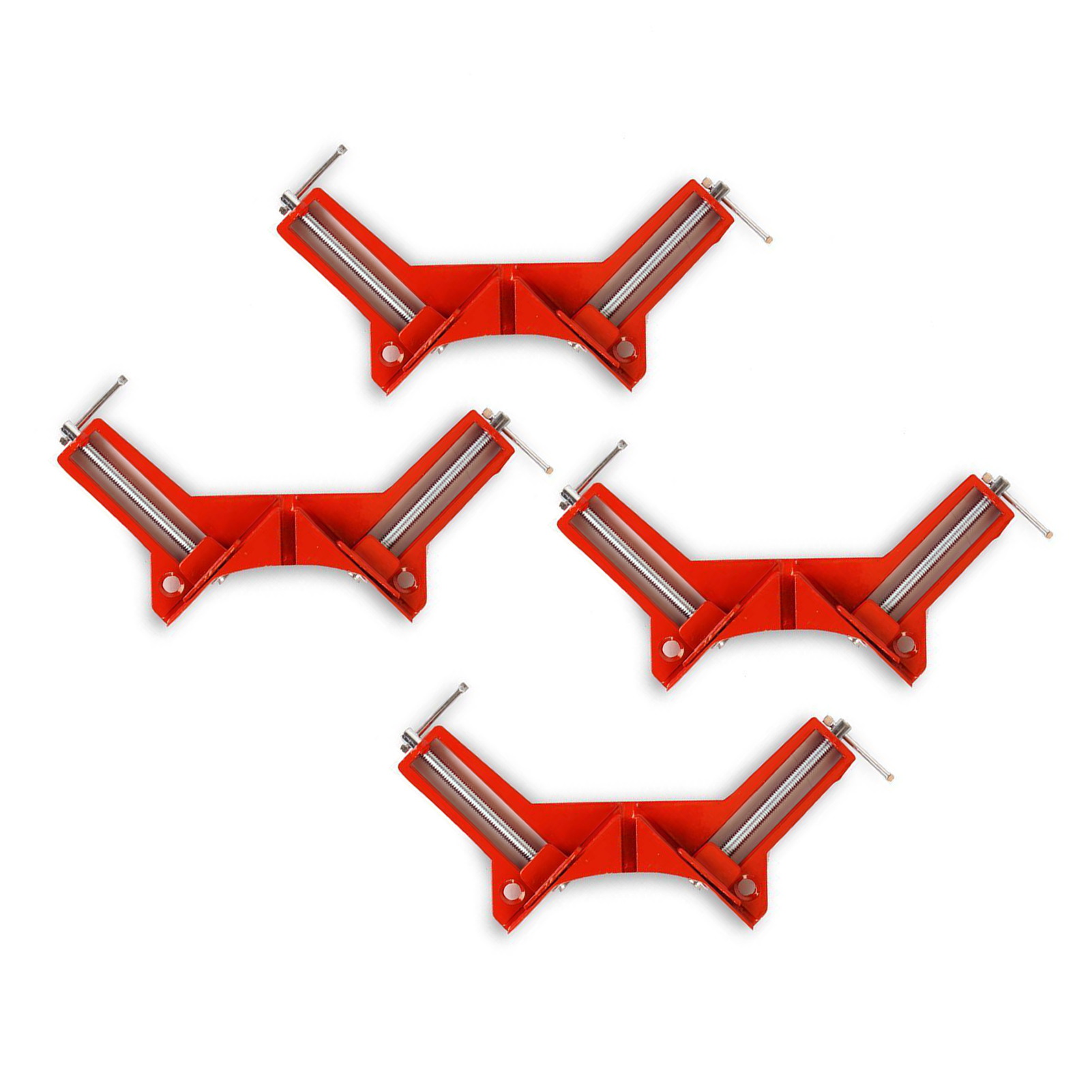 Set Mit 4 Winkelklemmen Aus Aluminiumlegierung, Hohe Tragfähigkeit, 90°-winkelverbinder Für Holzbearbeitung, Bilderrahmen Und Aquarien
