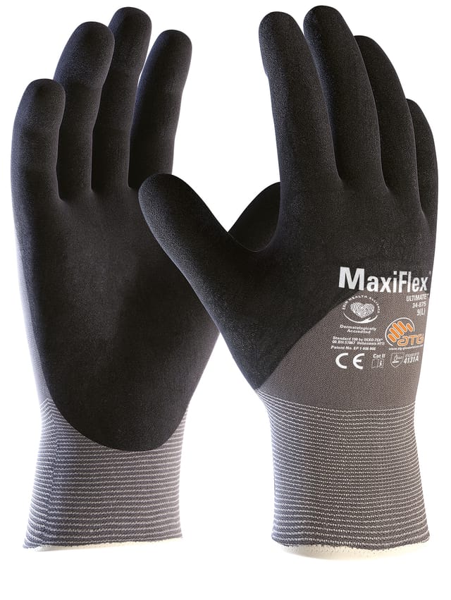 FP - atg® Nylon-Strickhandschuhe MaxiFlex® Ultimate™ (34-875) 3/4 besch 24416 Gr.06