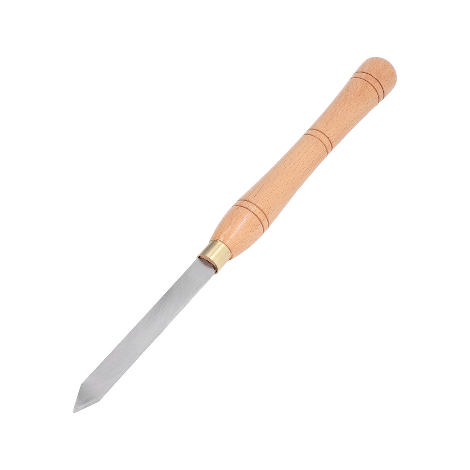 Drehbank Aus Schnellarbeitsstahl, Dreieckiger Meißel Mit Holzgriff Für Die Holzbearbeitung