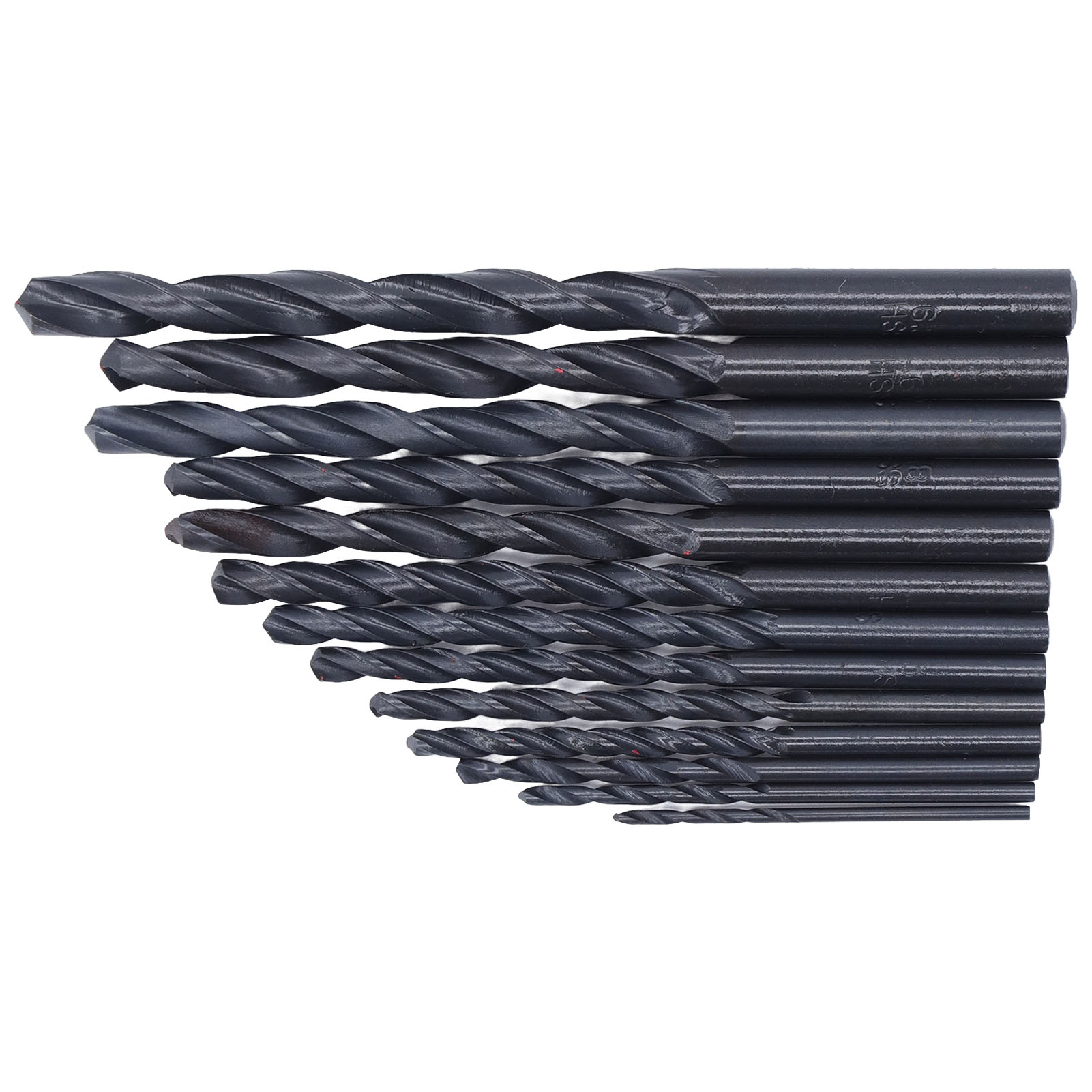 13-teiliges Hss-schnellwechsel-bohrerset Für Holz Und Metall, 1,5–6,5 Mm, Sechskantschaft, Schwarzer Koffer
