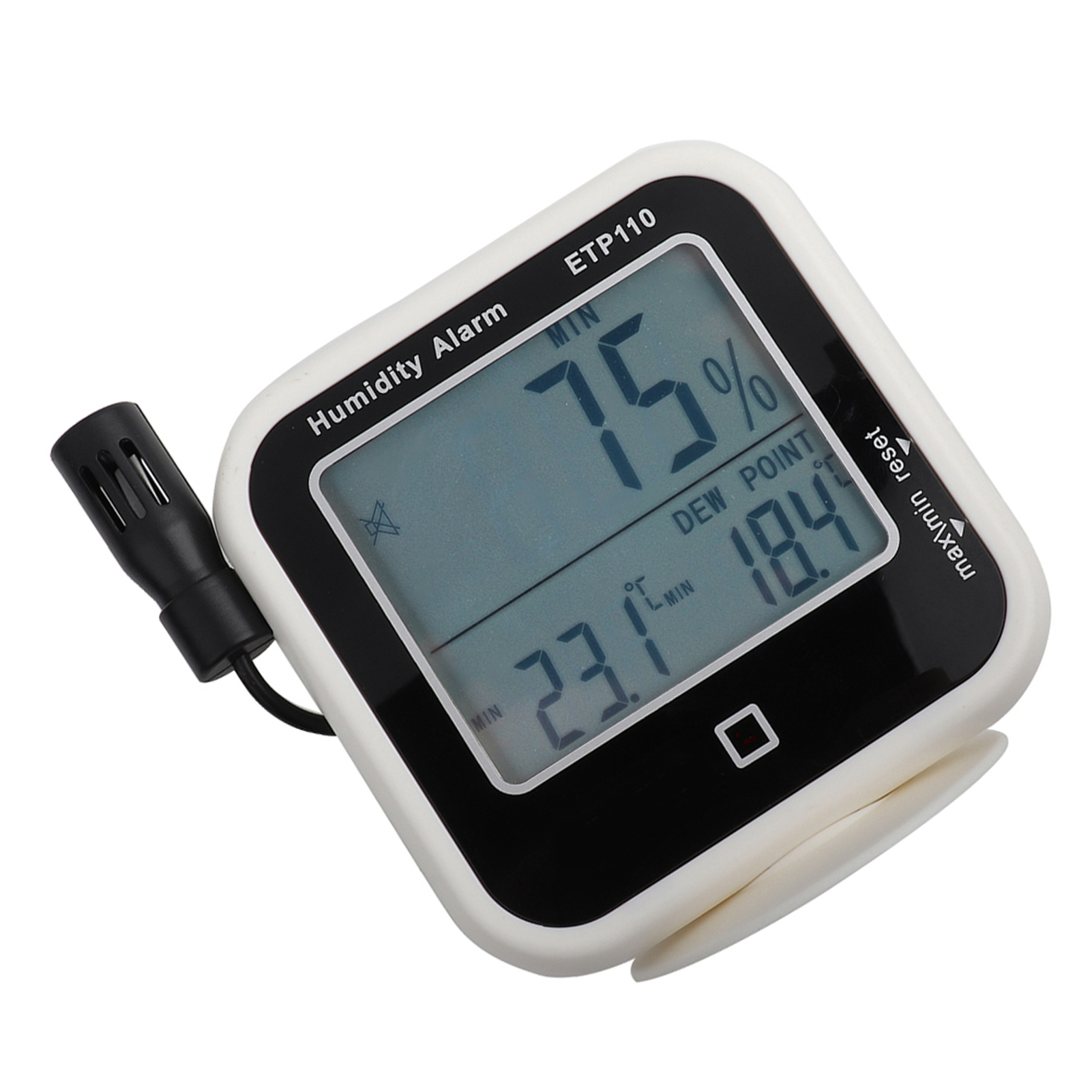 Digitales Thermometer-hygrometer Etp110: Misst Luftfeuchtigkeit Und Taupunkt Für Zuhause Oder Labor