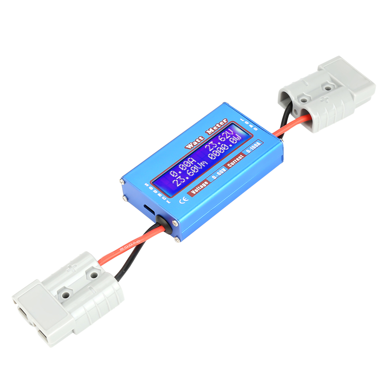 Hochpräziser Gleichstrom-leistungsanalysator 0–100 A 0–60 V, Voltmeter, Amperemeter, Wattmeter, Energiemessgerät, Professionelles Messgerät