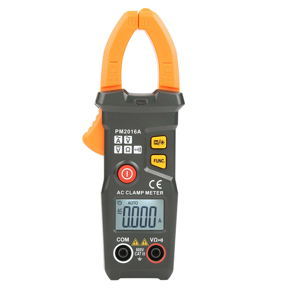 Peakmeter Pm2016a Digitales Zangenamperemeter 6000 Counts Ac Va Ω Hz Tester