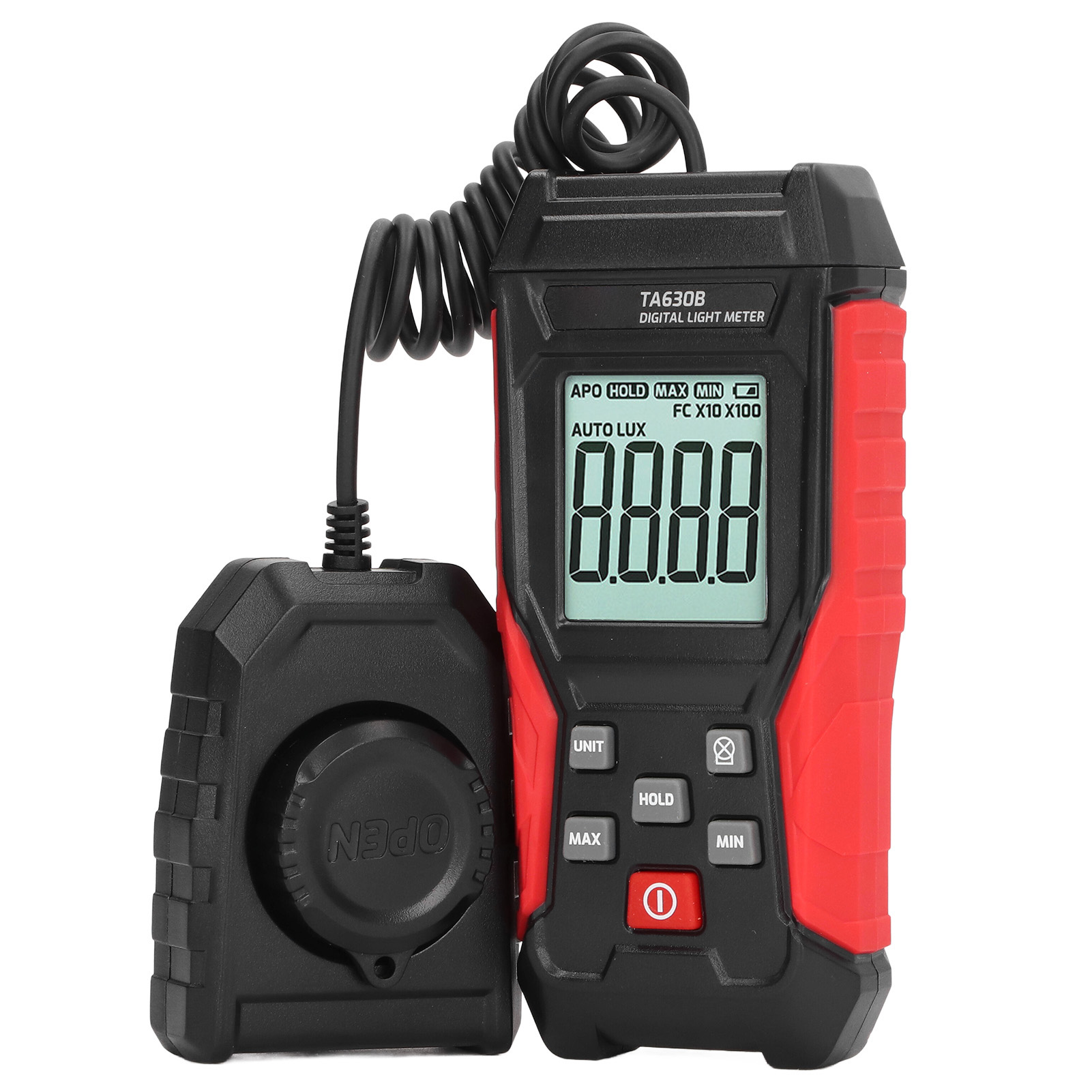 Digitales Luxmeter 200000lx, Hochpräzises Lichtmessgerät Mit Automatischer Abschaltung, Beleuchtungsstärkemesser