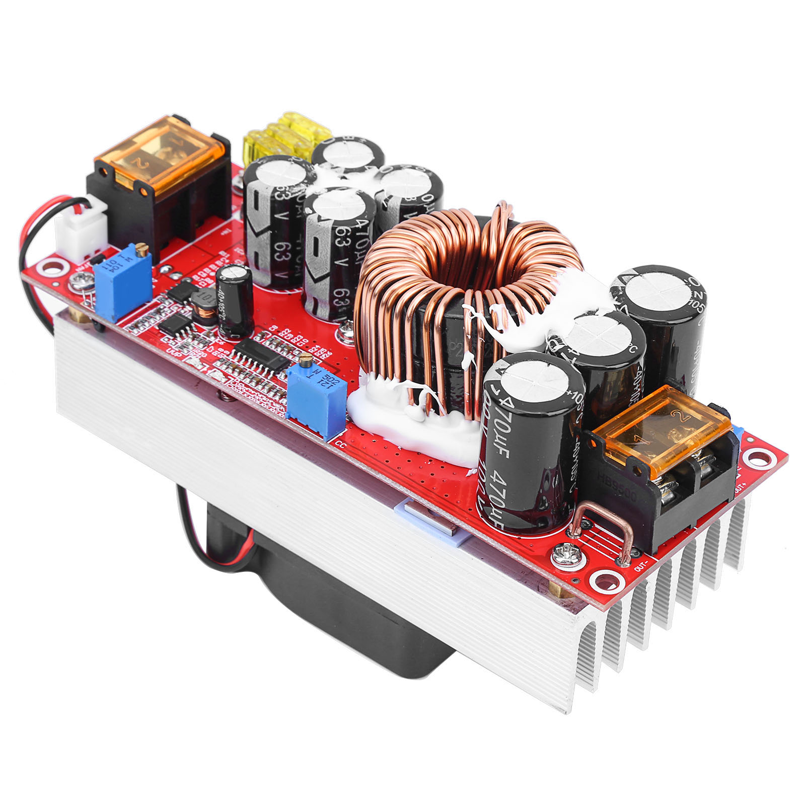 Dc-dc-aufwärtswandler 10-60 V Auf 12-97 V 1500 W 30 A Dc Cv-netzteilmodul