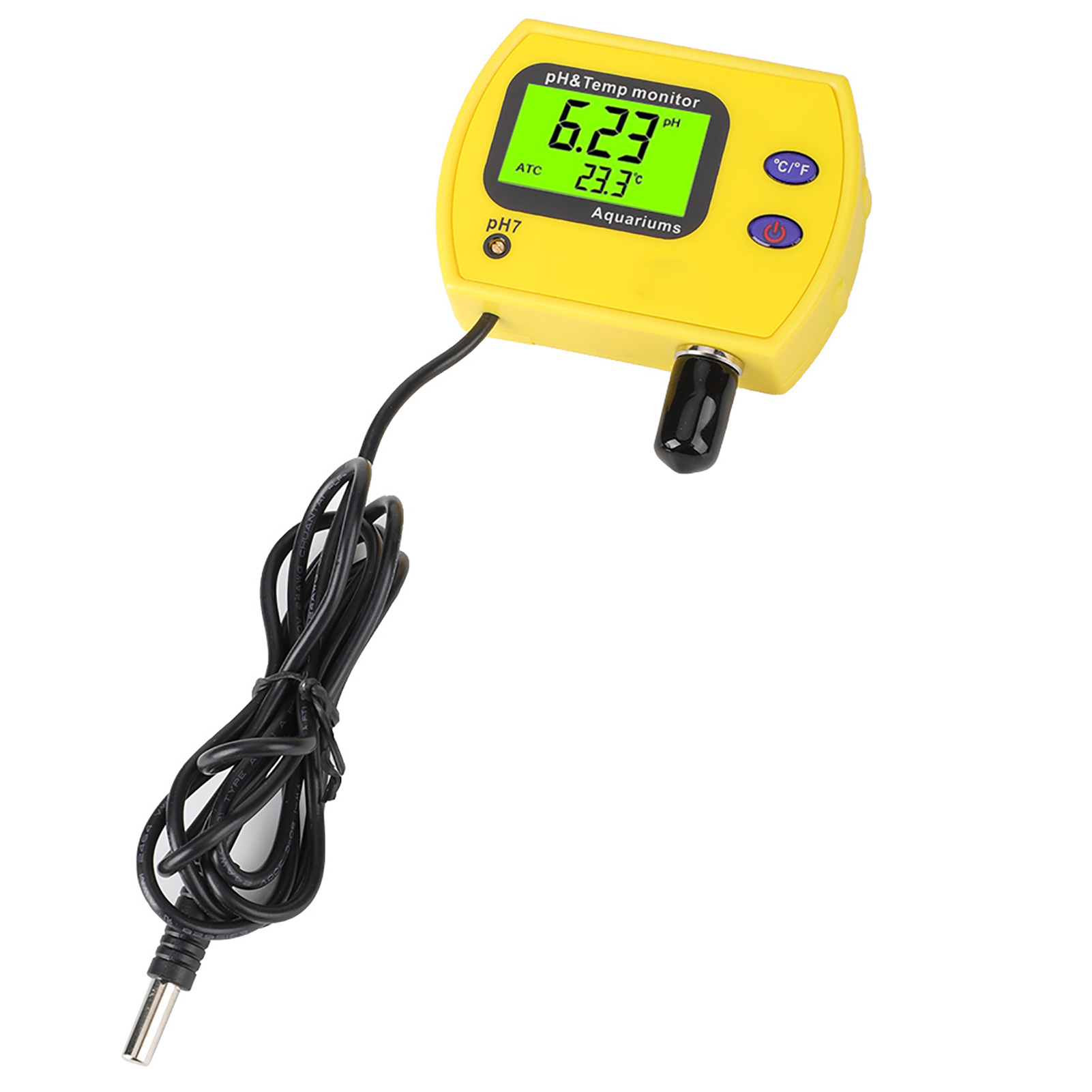 991 Hochpräzises 2-in-1-ph-messgerät Mit Integriertem Temperaturthermometer, 220-v-eu-stecker