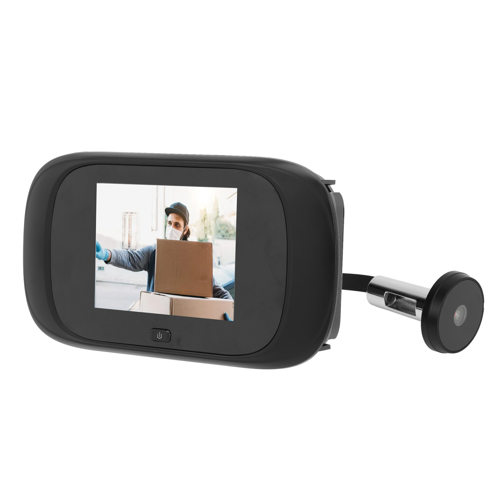 Digitale Video-türklingel Mit 1-mp-kamera, 90°-türspion, 2,8-zoll-farbbildschirm Und Elektronischer Türklingel.