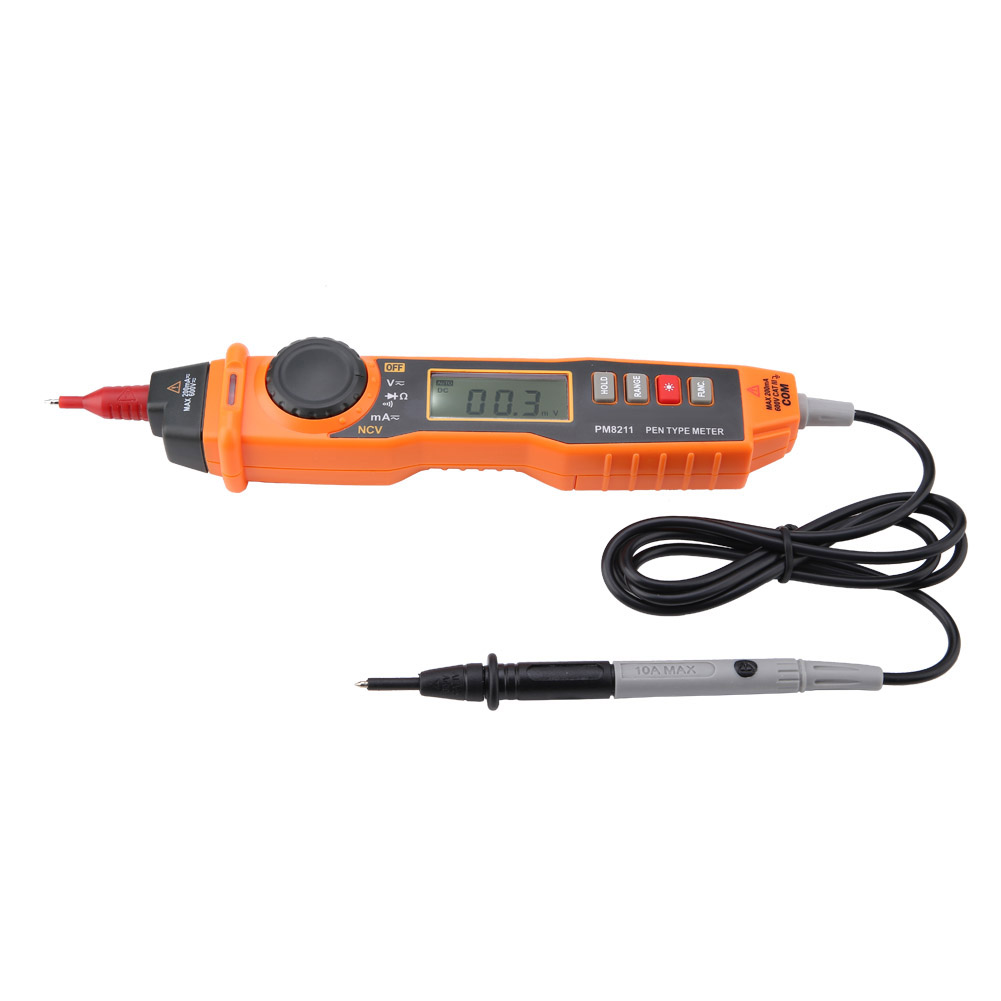 Peakmeter Pm8211 Berührungsloser Spannungsprüfer Tragbares Digitales Multimeter