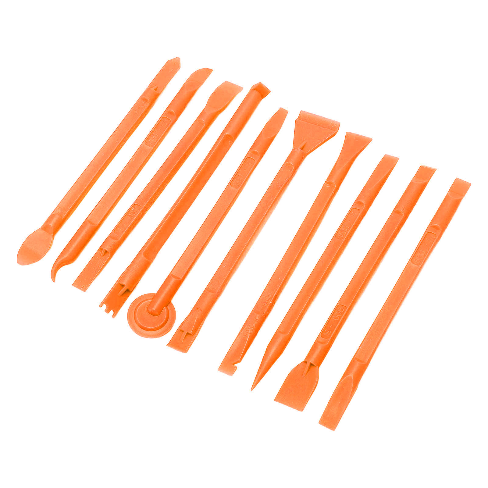 100-teiliges, Leichtes, Multifunktionales, Antistatisches Abs-spatel-/weiches Universal-hebelwerkzeug Für Die Handy-reparatur (orange)