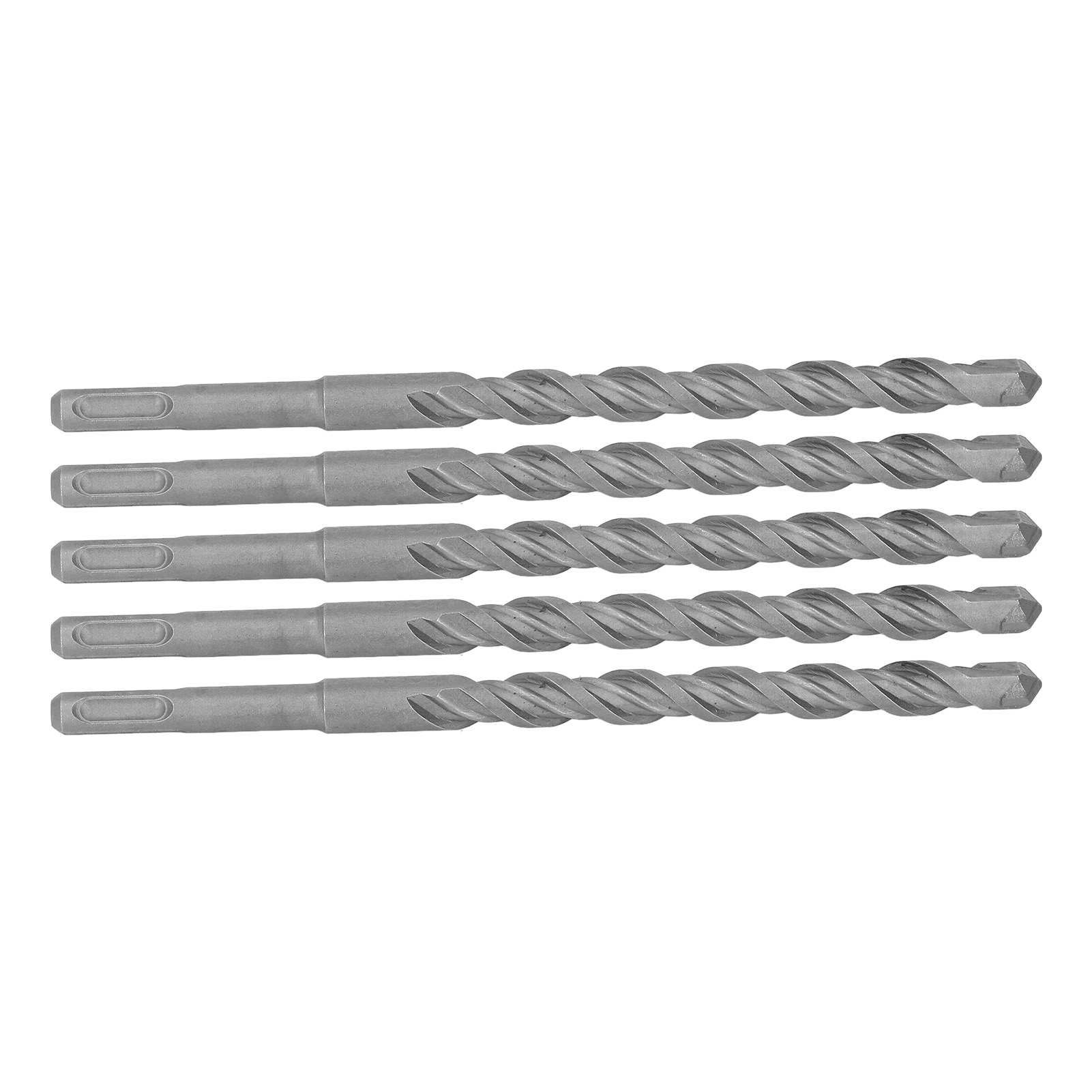 Sds-bohrer 210 Mm 14 Mm Mit 2 Hartmetall-dübeln Für Beton Und Ziegel, 5er-pack