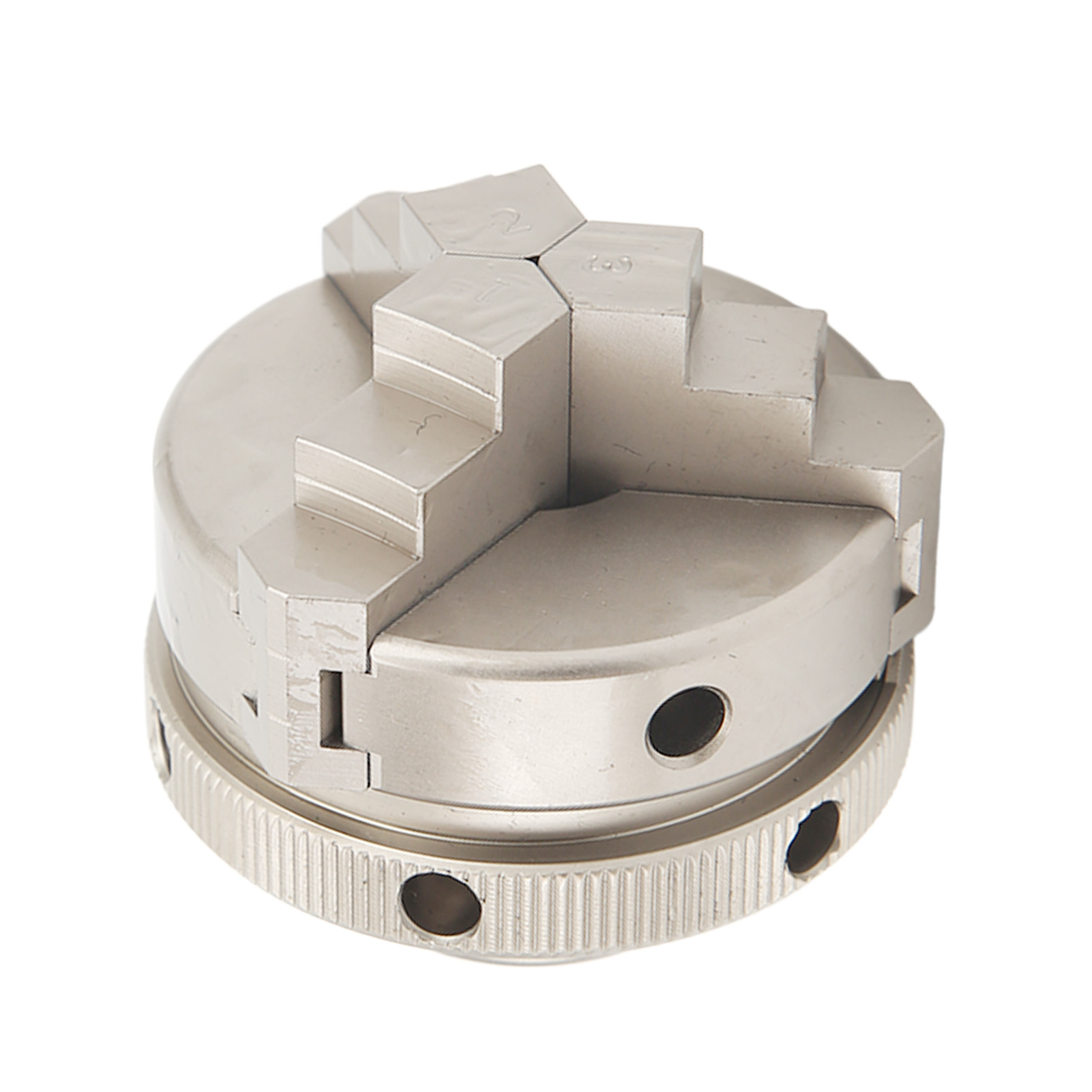 50-mm-drehfutter M14, 3 Backen, C45-stahl, Selbstzentrierend, Reversibel, Zubehörset