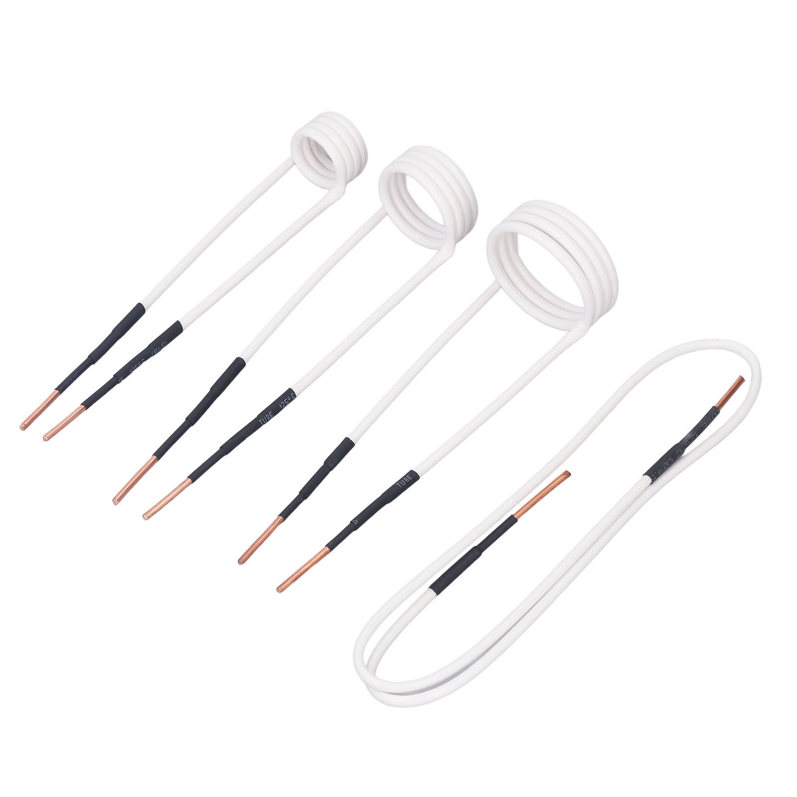 Set Mit 4 Induktionsheizspulen, 2,5 Mm Messingkern, Größen 20/30/40/750 Mm, Zum Lösen Von Verrosteten Muttern Und Schrauben