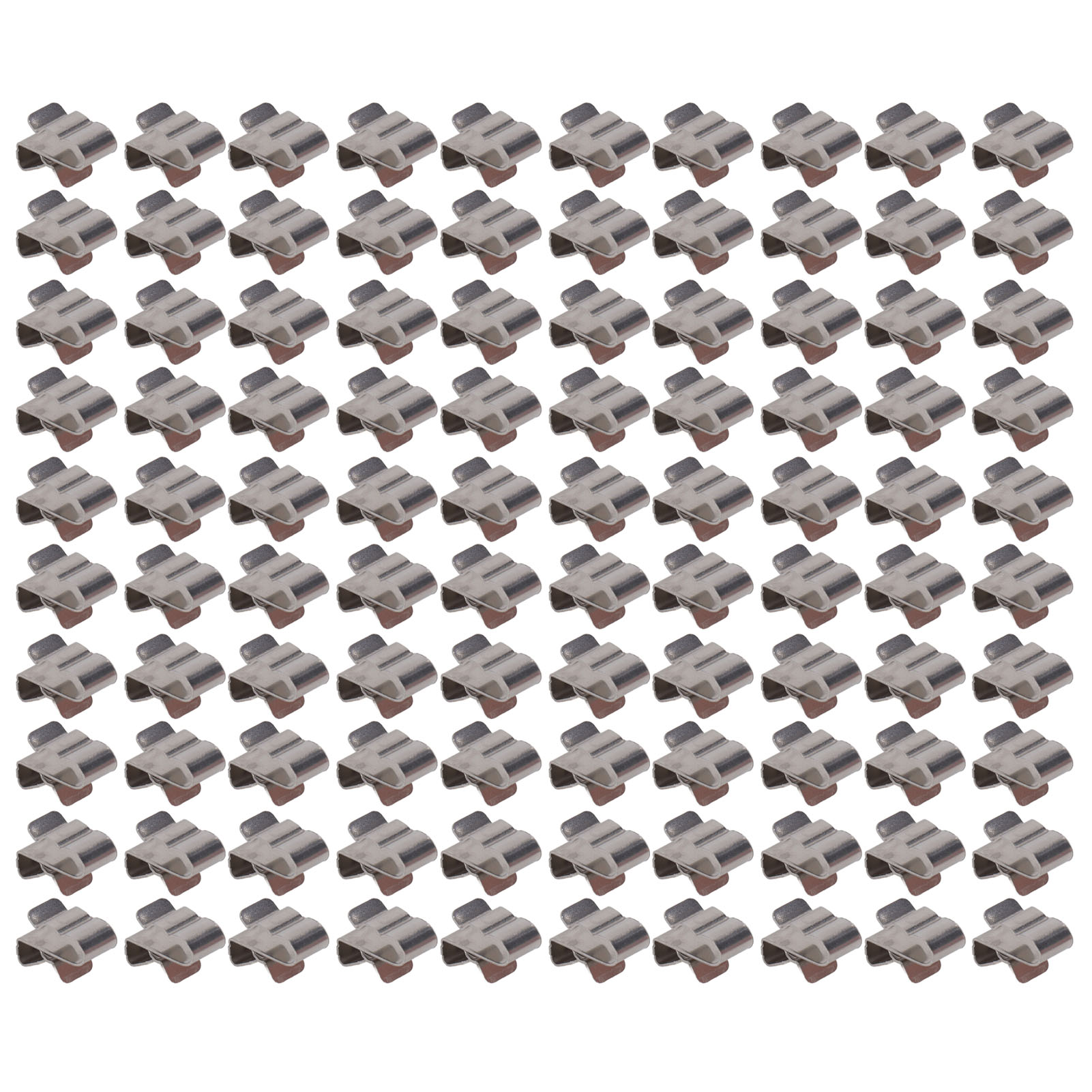 Packung Mit 100 Photovoltaik-kabelclips, Kabelbinder Aus Edelstahl, Kabelbefestigungsset Für Pv-solarmodule