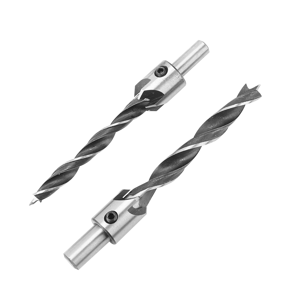 Set Mit 7 Fünfschneidigen Senkbohrern Aus Stahl Für Holz, 3–10 Mm Anfaswerkzeug Mit Innensechskantschlüssel