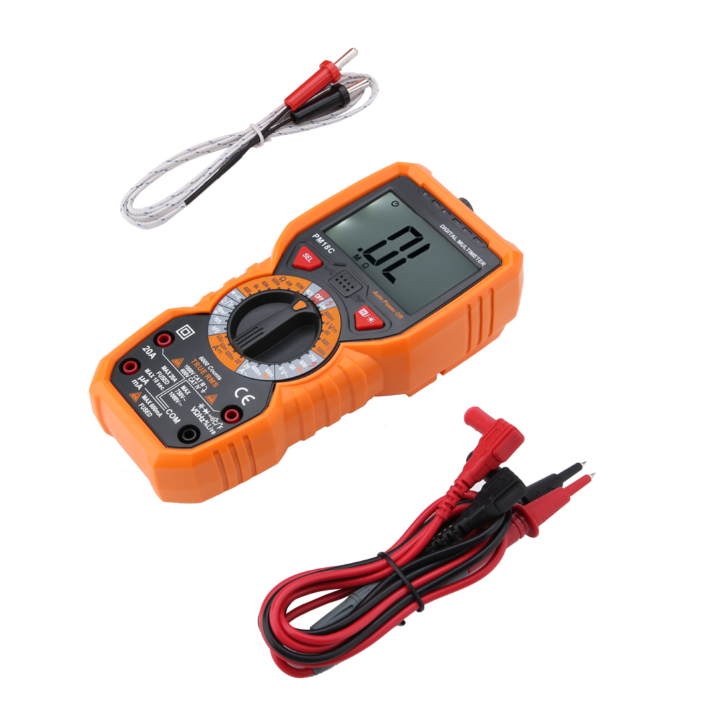Peakmeter Pm18c Intelligentes Digitales Multimeter Spannungsprüfer Widerstandsdetektor Ncv