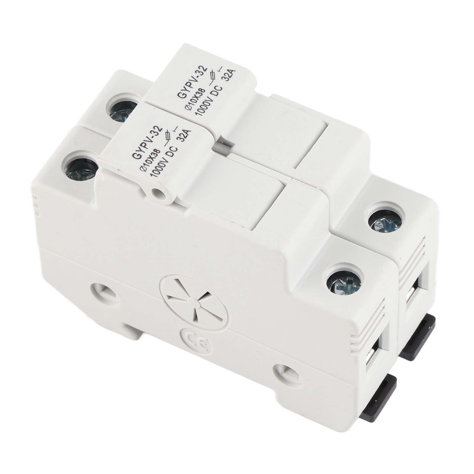 2p 32a Pv-sicherungshalter Mit 2 X 20a Photovoltaik-sicherungen, 1000vdc Stromerzeugungssystem