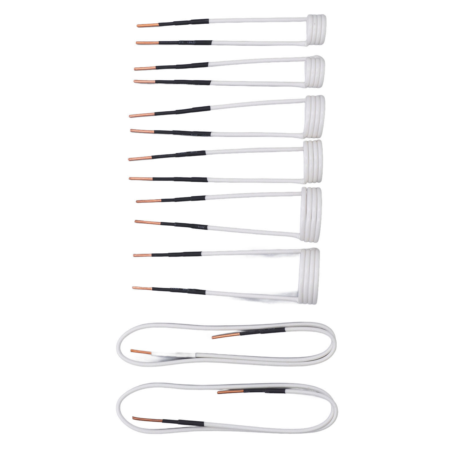 8-teiliges Induktionsheizspulen-set, 2,5 Mm Messingkern, 4 Ausführungen Zum Lösen Von Schrauben Und Muttern