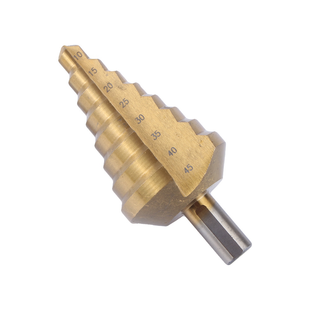 Hss-stufenbohrer Aus Titanstahl, 10–45 Mm Lochschneider, Neu