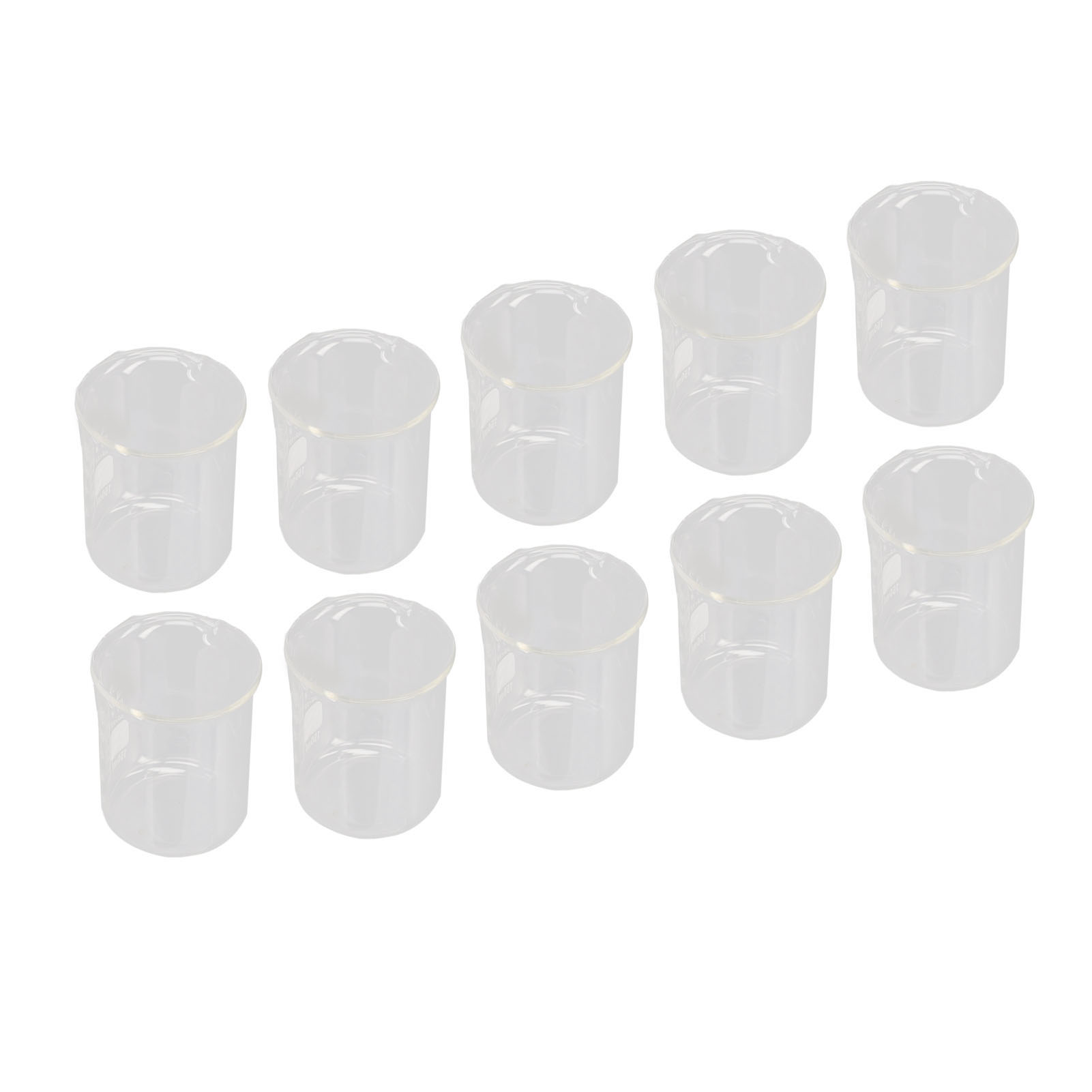 10 Stück 150-ml-glasbecher, Wissenschaftliche Laborausrüstung Für Experimente Und Unterricht