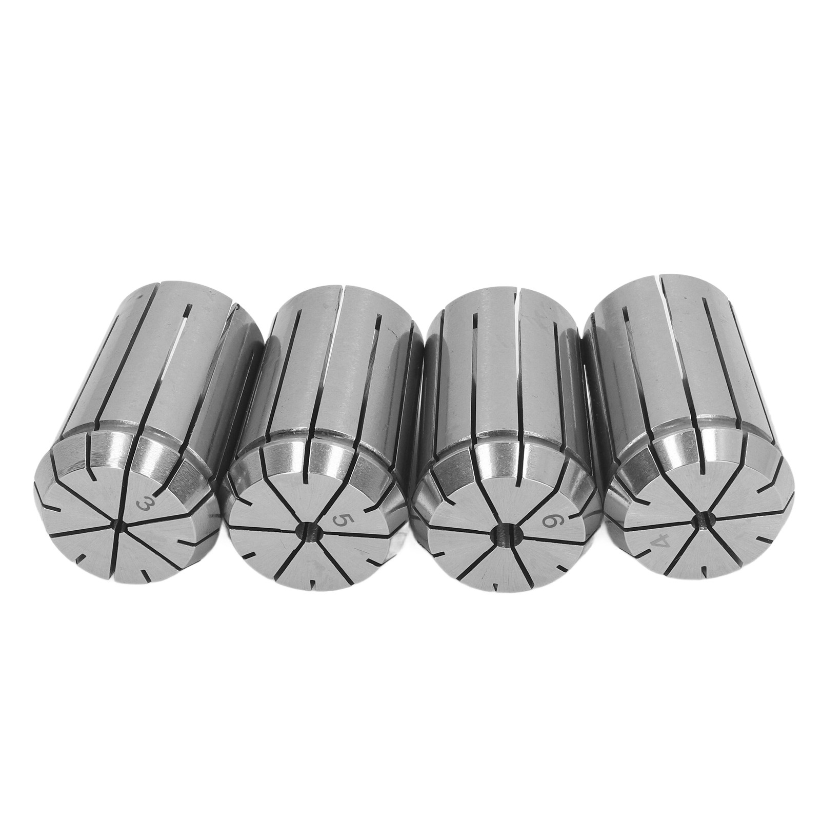 4-teiliges Federstahlfutter, Oz25 Präzision, Ø3/ø4/ø5/ø6 Mm Spannzangen Mit Schlüssel, Für Drehbank