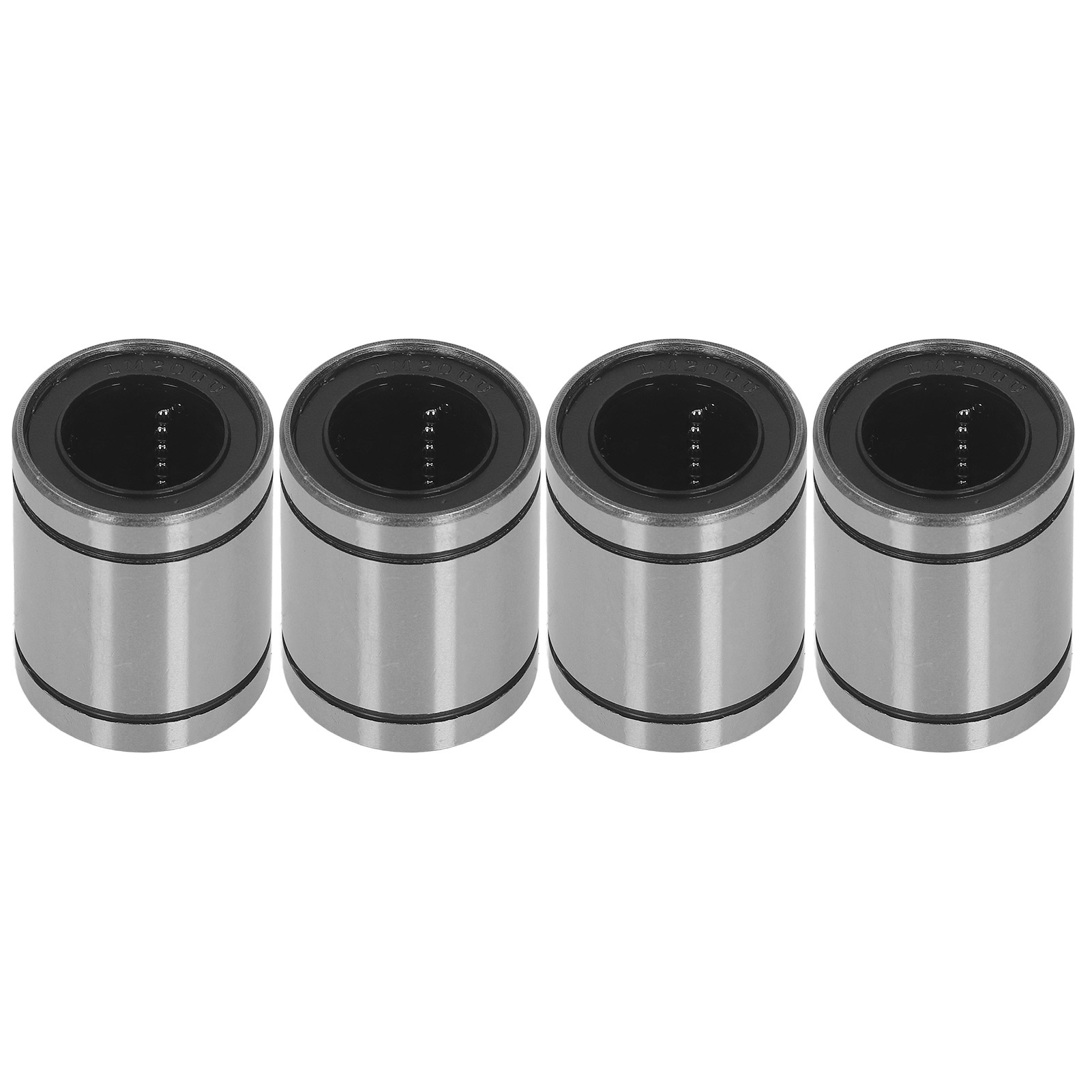 Satz Mit 4 Lm20uu Stahl-linearlagern, 20 Mm Bohrung, 32 Mm Außendurchmesser, 48 Mm Breite, Für Maschinen