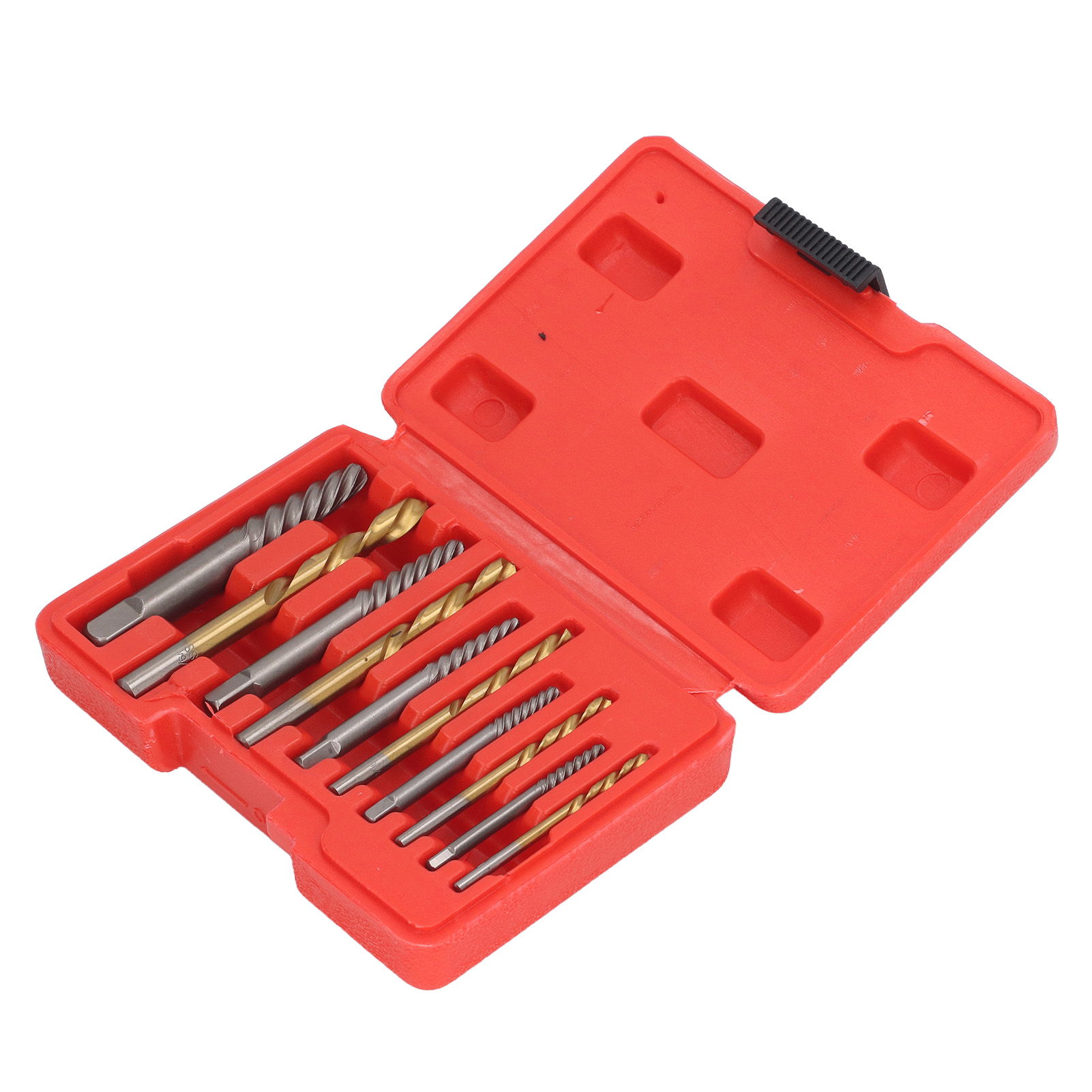 Set Mit 10 Schrauben- Und Bolzenausdrehern, Linksgewindebohrer Zum Entfernen Abgebrochener Schrauben Und Beschädigter Bolzen, Für Den Harten Einsatz.