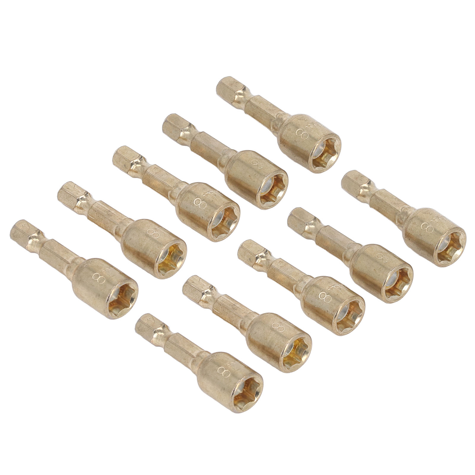 1/4-zoll-magnetbithalter, 8-mm-sechskantadapter, 10er-pack, Bohrverlängerung