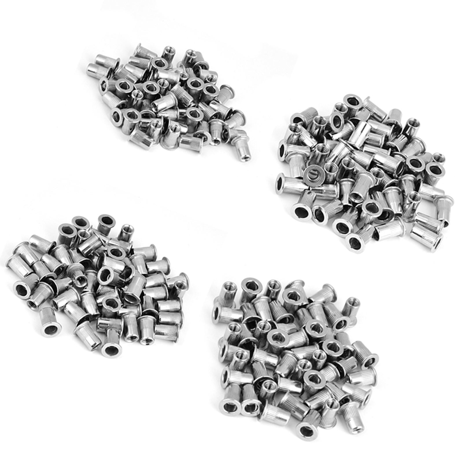 Packung Mit 200 Gewindeeinsätzen M3, M4, M5 Und M6 Aus Edelstahl 304, Blindnietmuttern